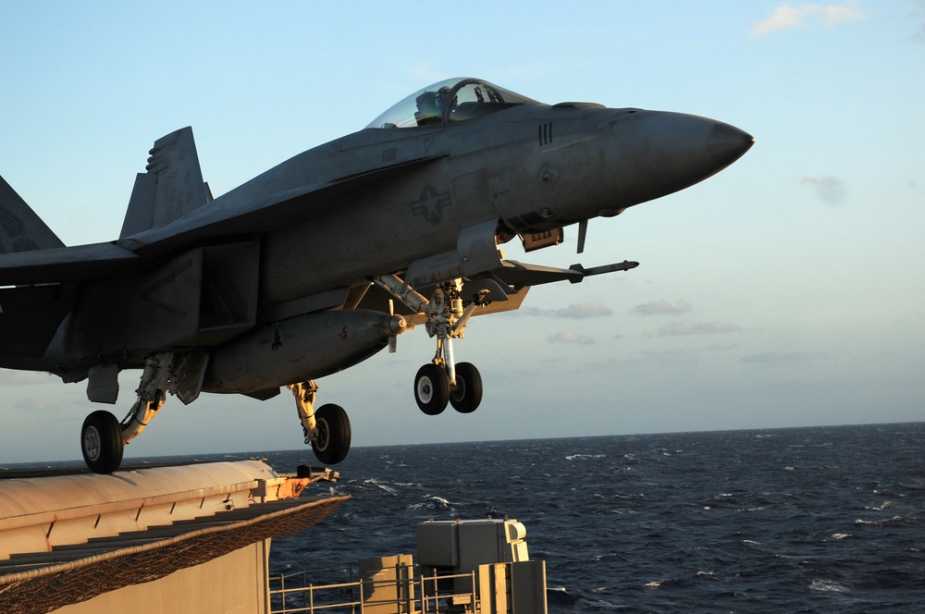 A U.S. Navy F/A-18E Super Hornet launches from USS Nimitz in the Pacific. The F/A-XX requirement reflects the need for future carrier air wings to generate combat power over greater distances while keeping aircraft carriers farther from contested threat zones.
