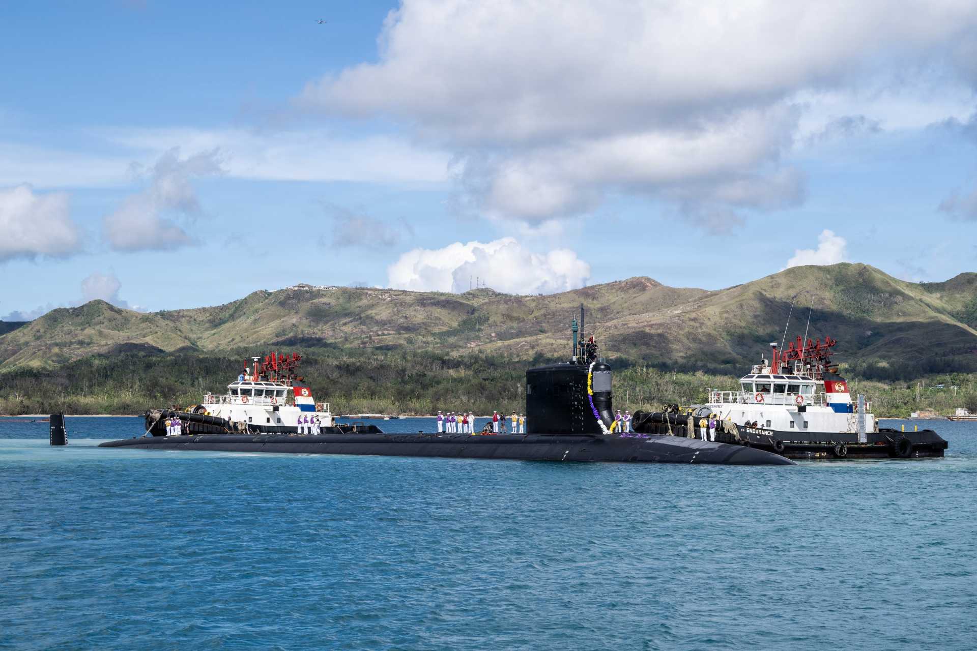 U.S. Navy USS Minnesota (SSN-783) returns to Naval Base Guam on July 29, 2026, after completing its first deployment as the U.S. Navy's first permanently forward-deployed Virginia-class nuclear-powered attack submarine, demonstrating enhanced undersea readiness and sustained operational presence in the Indo-Pacific. (Picture source: U.S. Navy)