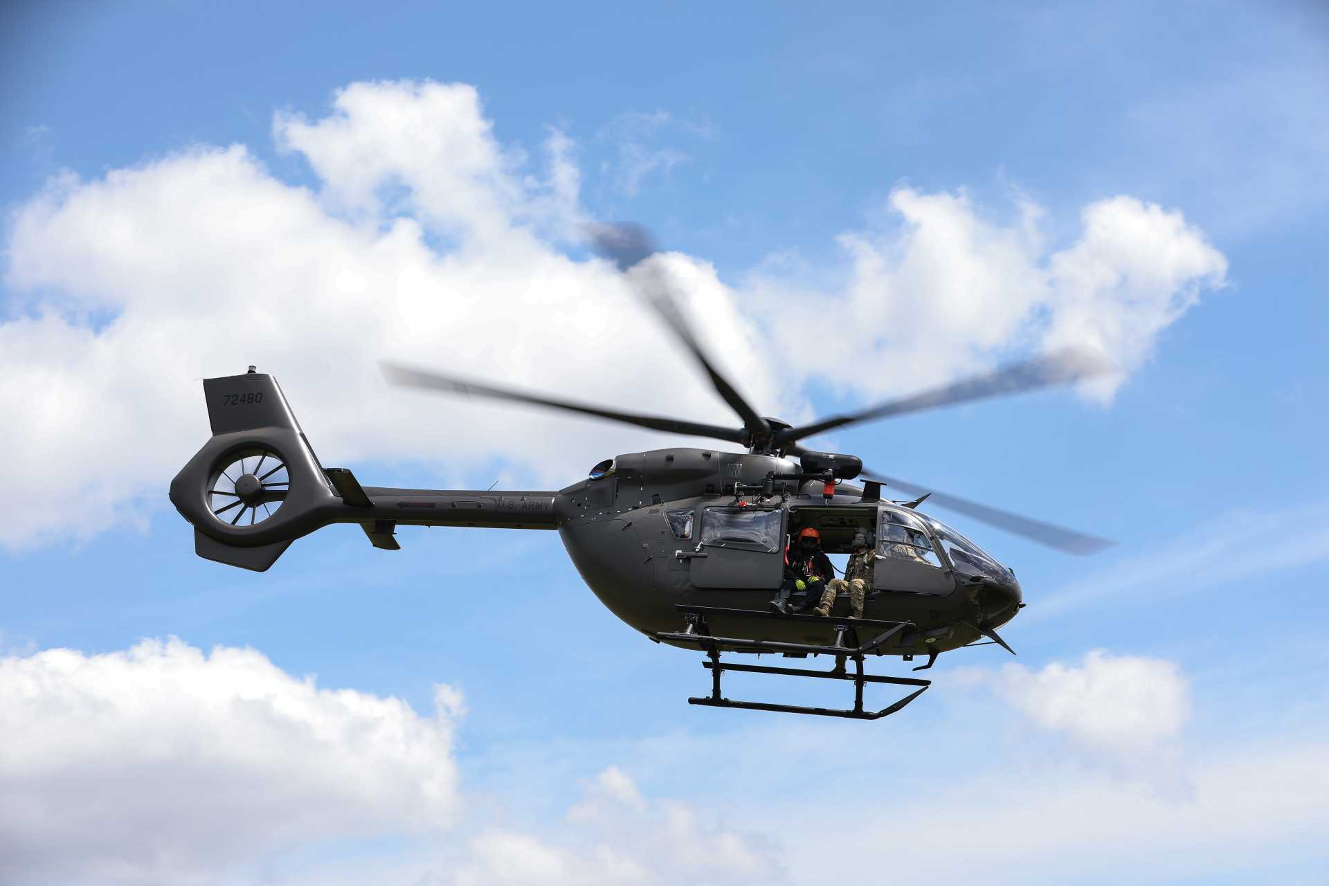 The UH-72B Lakota is essentially a more modern UH-72A, with more powerful engines, a five-blade main rotor, an enclosed Fenestron tail rotor, greater payload capacity and a newer digital cockpit with a four-axis autopilot that can automate more of the flight. (Picture source: South Carolina Army National Guard)