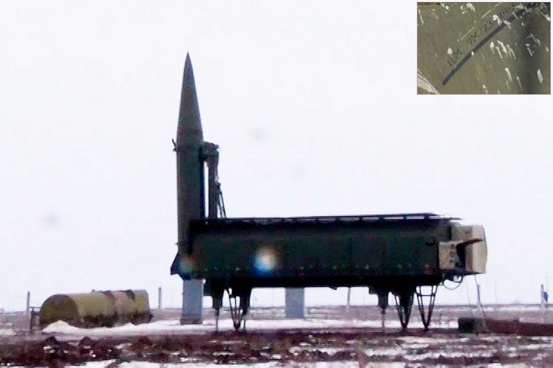 The upgraded 9M723-2 ballistic missile, commonly referred to as Iskander-1000, offers a range increase of 41% compared to the Iskander-M, enabling Russia's mobile launchers to move 160 km farther away from Ukrainian drones. (Picture source: X/MilitaryRussia.Ru)