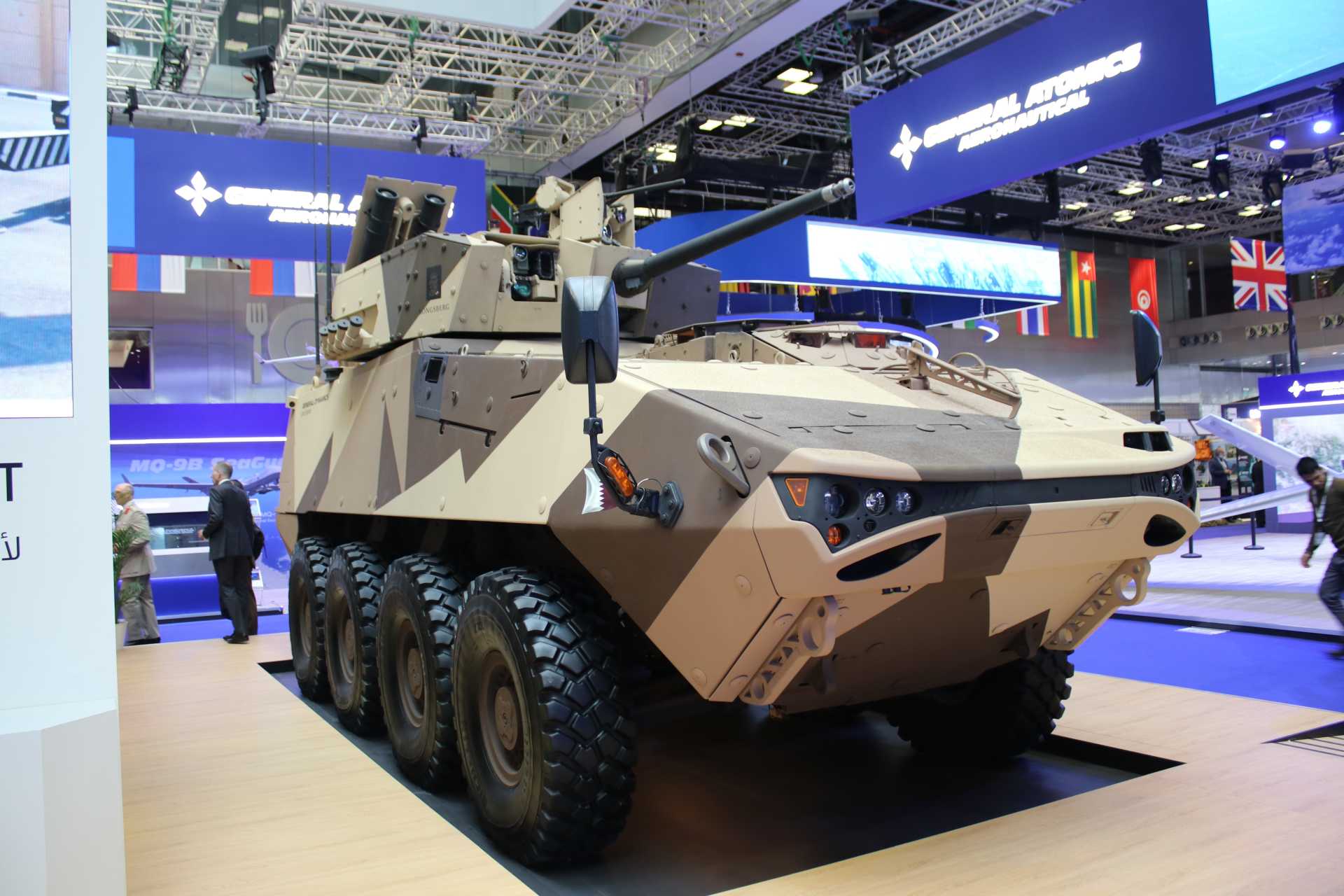 General Dynamics presents LAV 700 Desert Viper 8×8 at DIMDEX 2026 as Qatar evaluates new IFVs