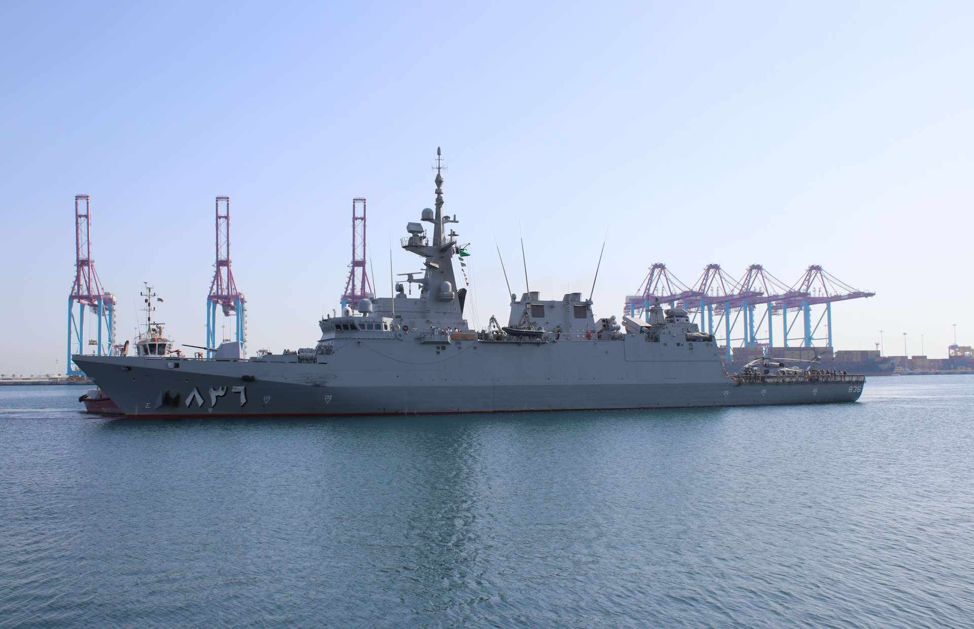 Saudi Navy Deploys Al Jubail-Class Corvette Onaizah to Qatar as DIMDEX 2026 Fleets Assemble