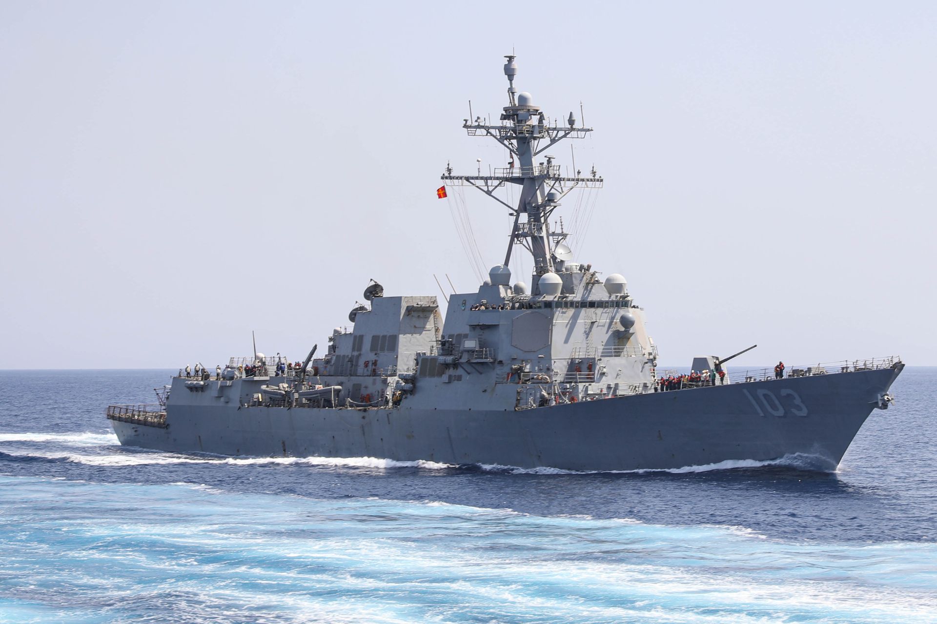 Arleigh Burke Destroyer USS Truxtun Redeployed as U.S. Navy Stretches Surface Fleet