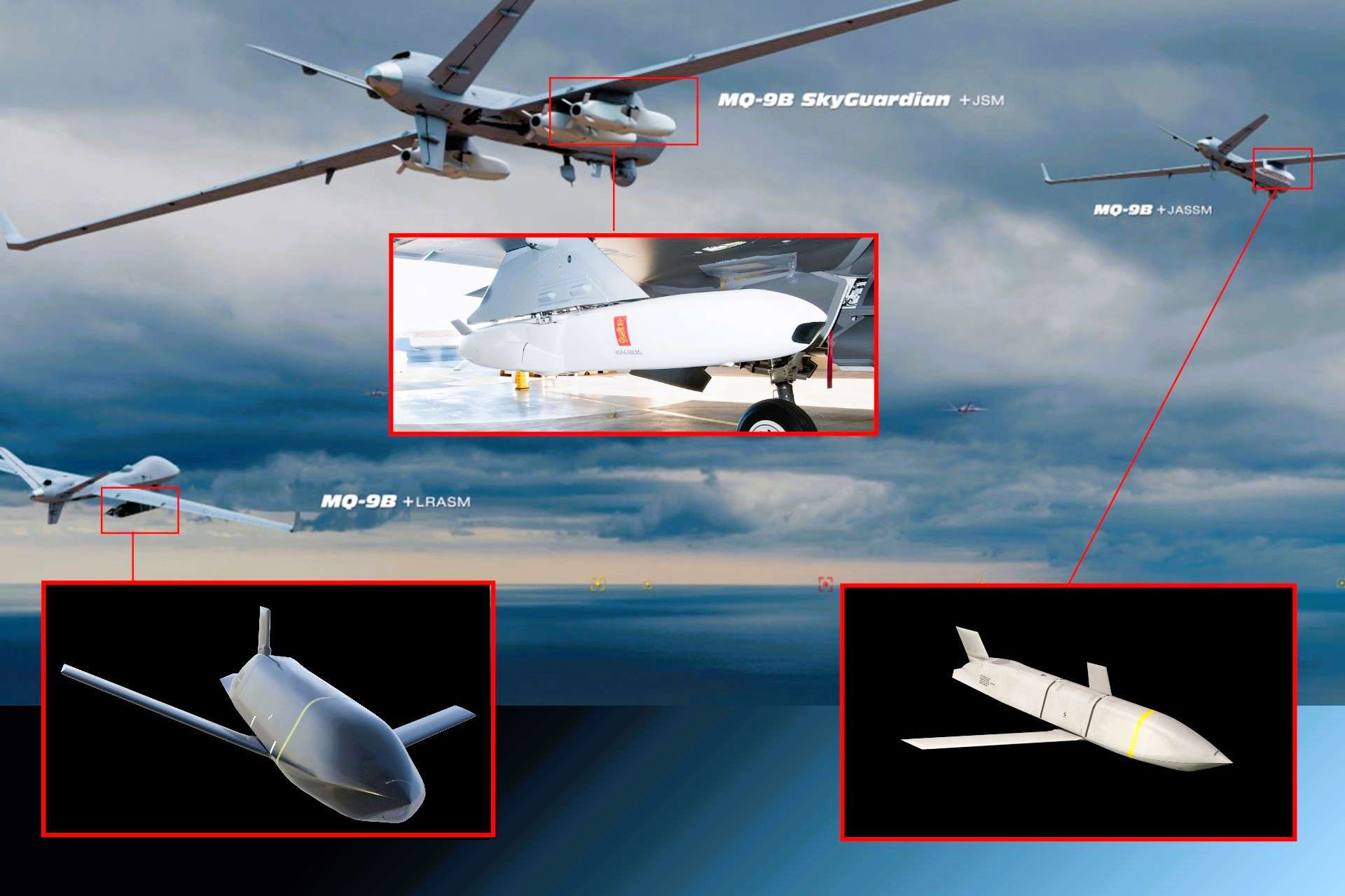 GA‑ASI Advances MQ‑9B SkyGuardian and SeaGuardian Drones with Long‑Range Standoff Strike Capabili...