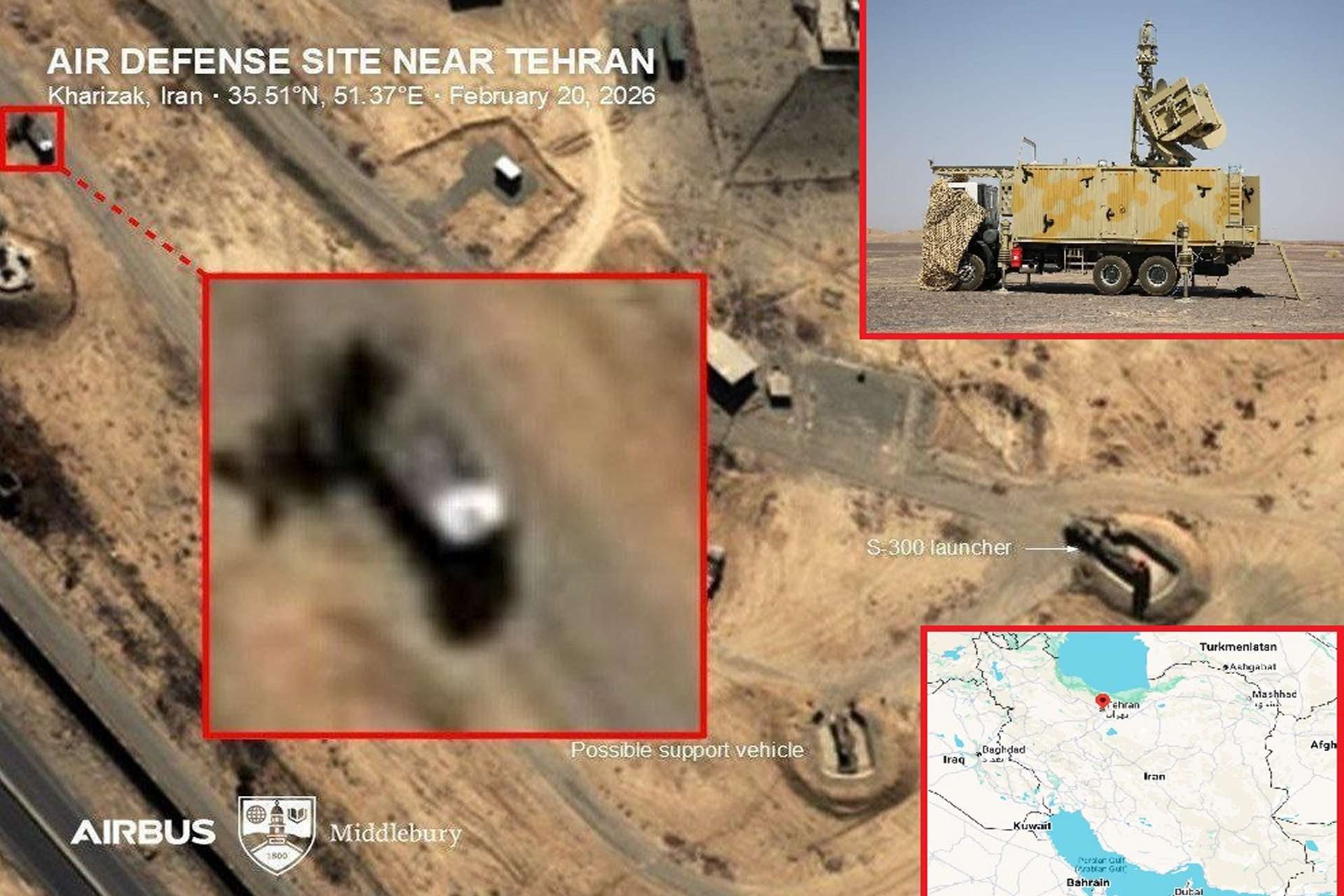 Iran Deploys S-300 Air Defense and Cobra-V8 EW System to Protect Tehran From U.S. Air Strikes