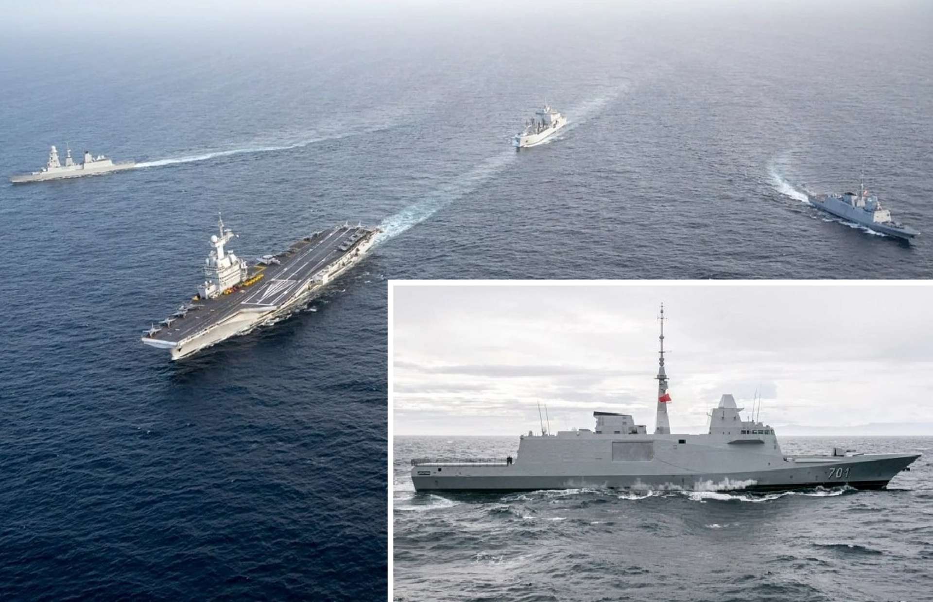Morocco Deploys FREMM Frigate in French Carrier Escort Operation as ORION 2026 Expands at Sea