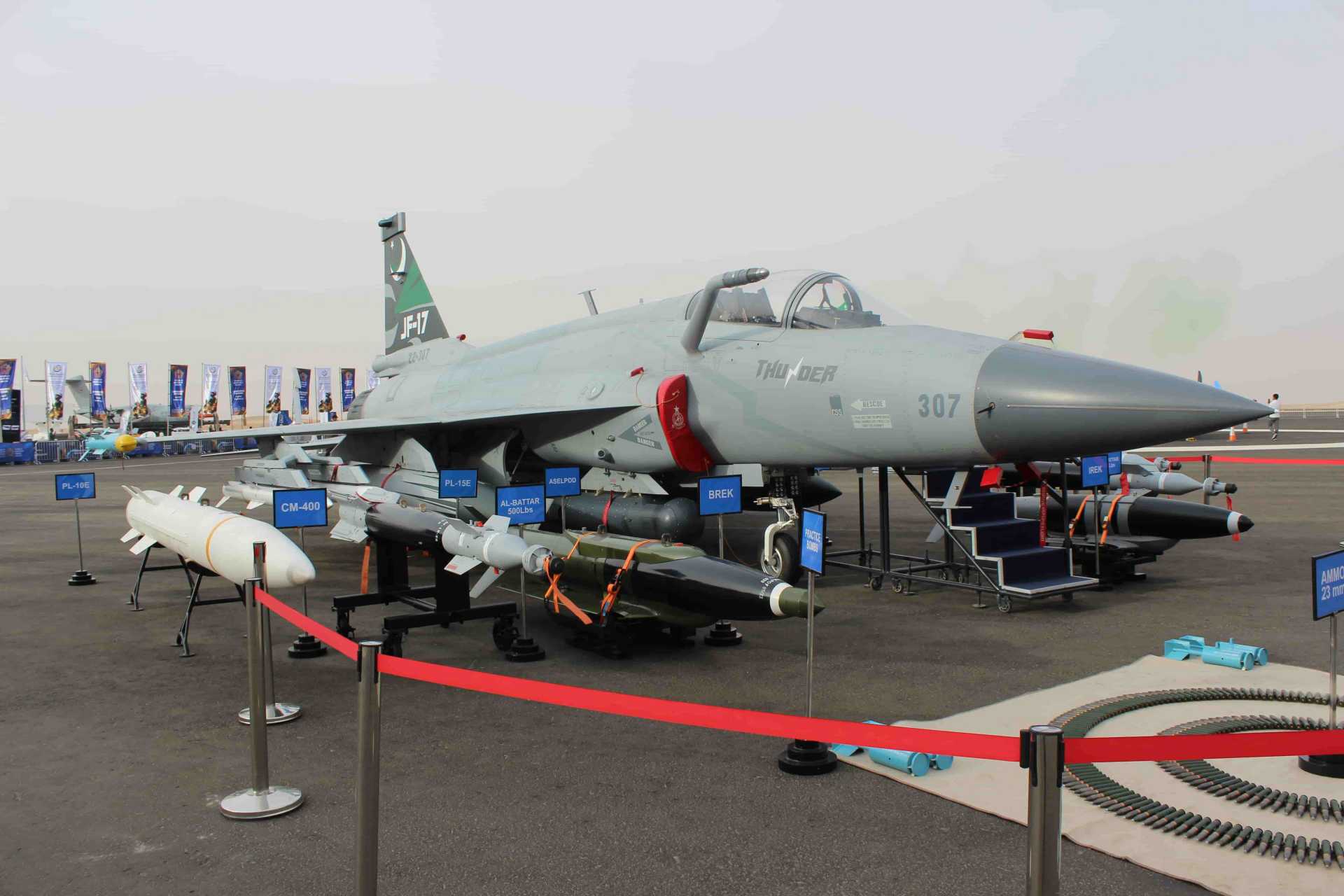 Pakistan promotes combat-proven JF-17 Block III fighter jet at World Defense Show 2026