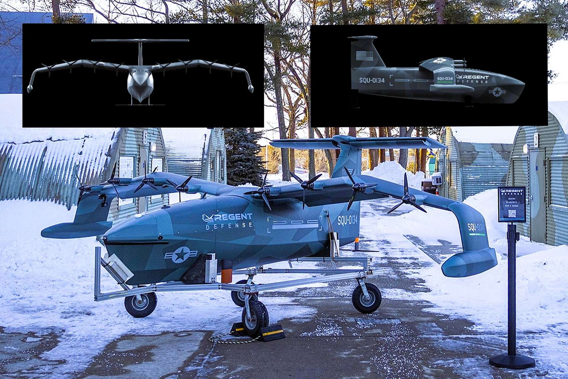 REGENT Squire Seaglider USA-V Drone Shaped For Future U.S. Reconnaissance And Logistics In Contested Seas