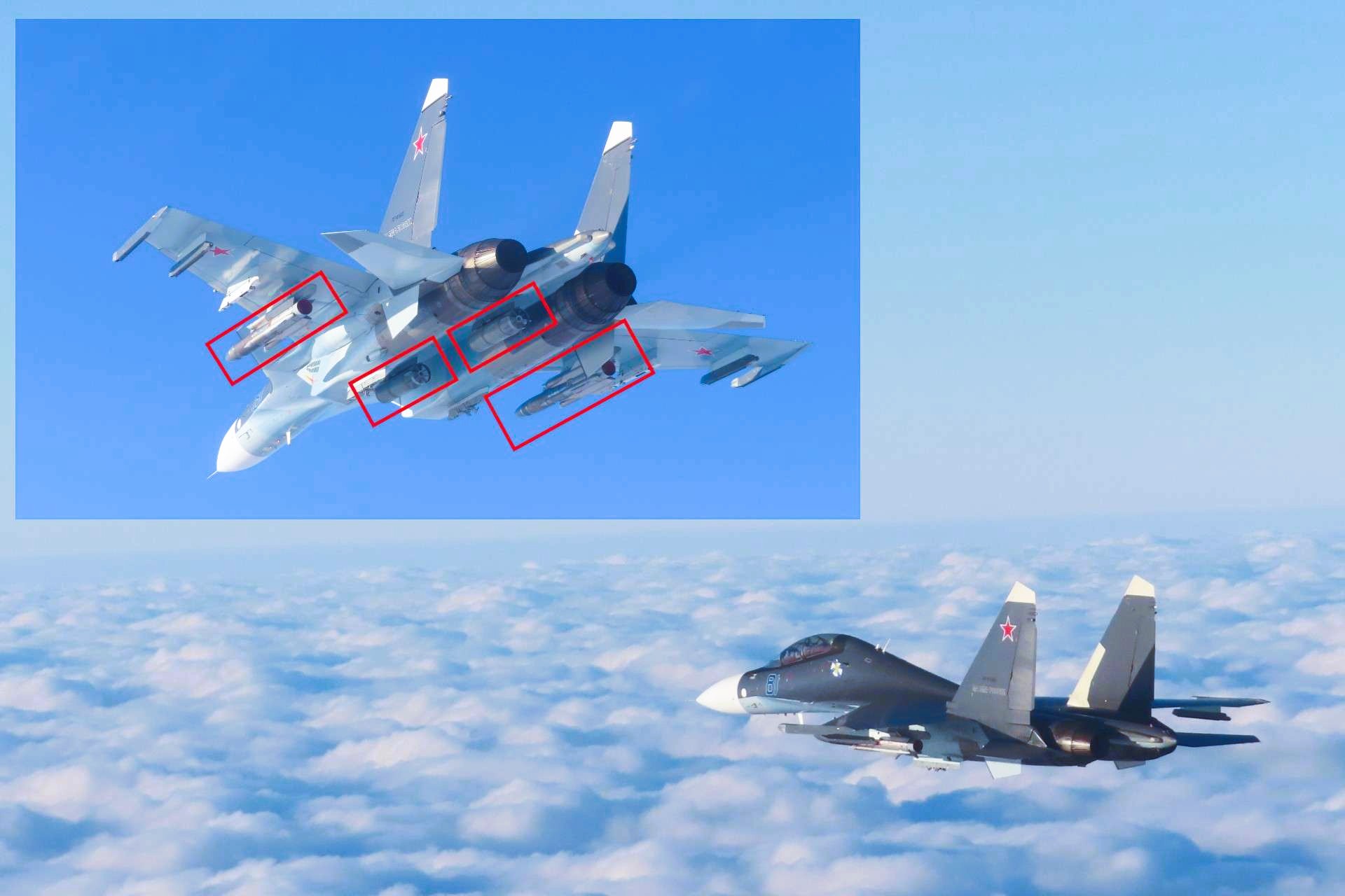 Spanish EF-18M Hornet Jets Intercept Russian Su-30SM2 Fighter Jet Over Baltic in Rare Strike Loadout