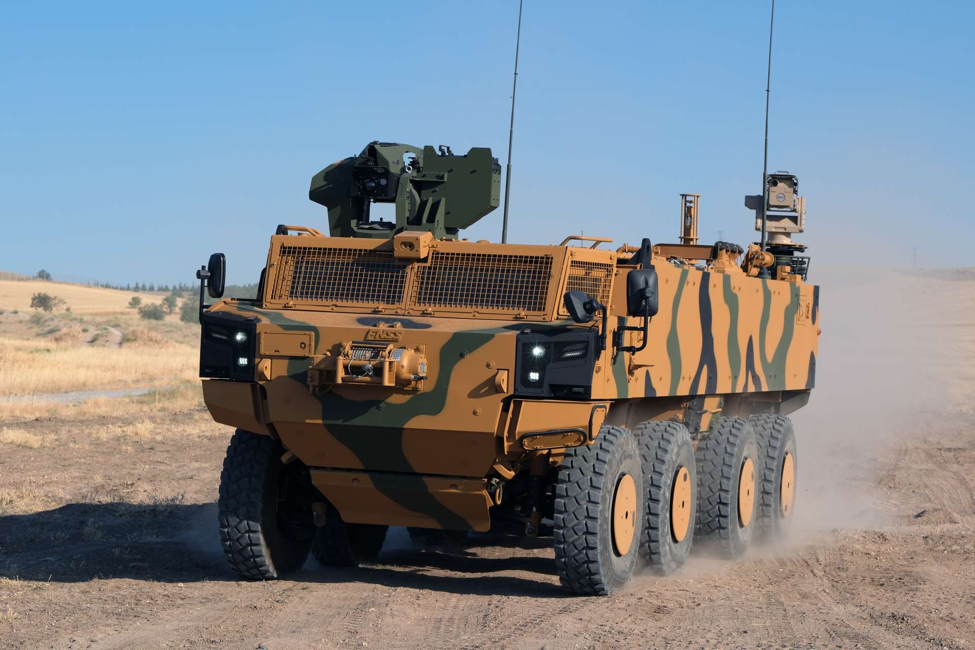 Türkiye has inducted FNSS-built PARS İZCİ 8x8 vehicles into the Turkish Land Forces, marking the first deployment of dedicated armored CBRN reconnaissance platforms to strengthen detection and response to high-risk threats (Picture Source: FNSS)