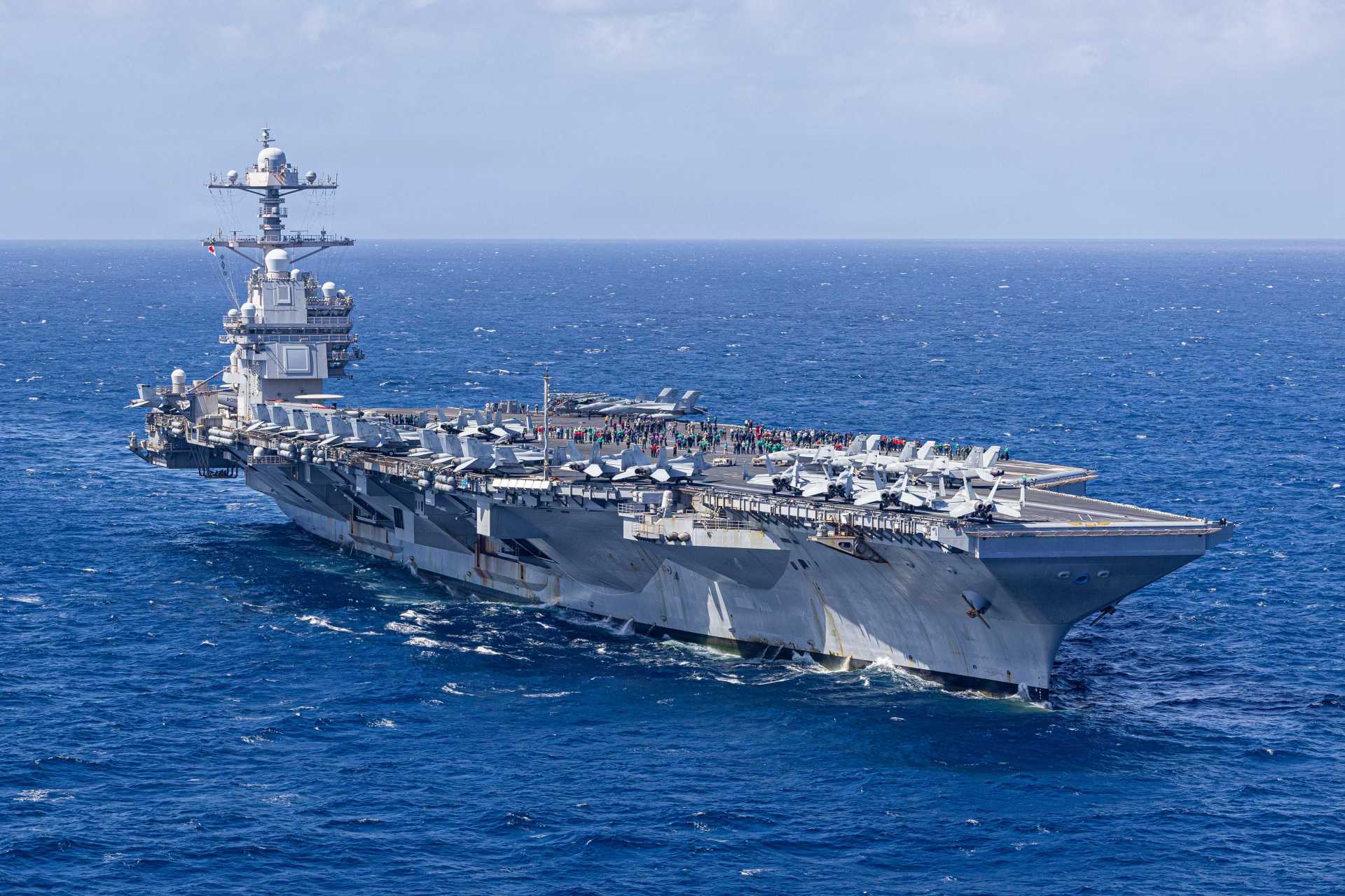 U.S. Deploys Second Aircraft Carrier USS Gerald R. Ford Toward Middle East Amid Iran Tensions