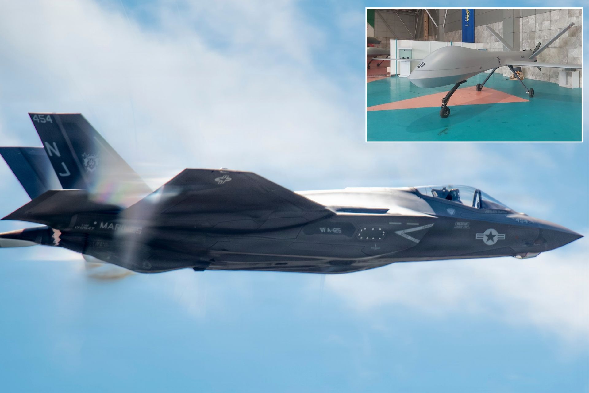 U.S. F-35C Fighters Down Iranian Shahed Drone Approaching USS Abraham Lincoln Aircraft Carrier