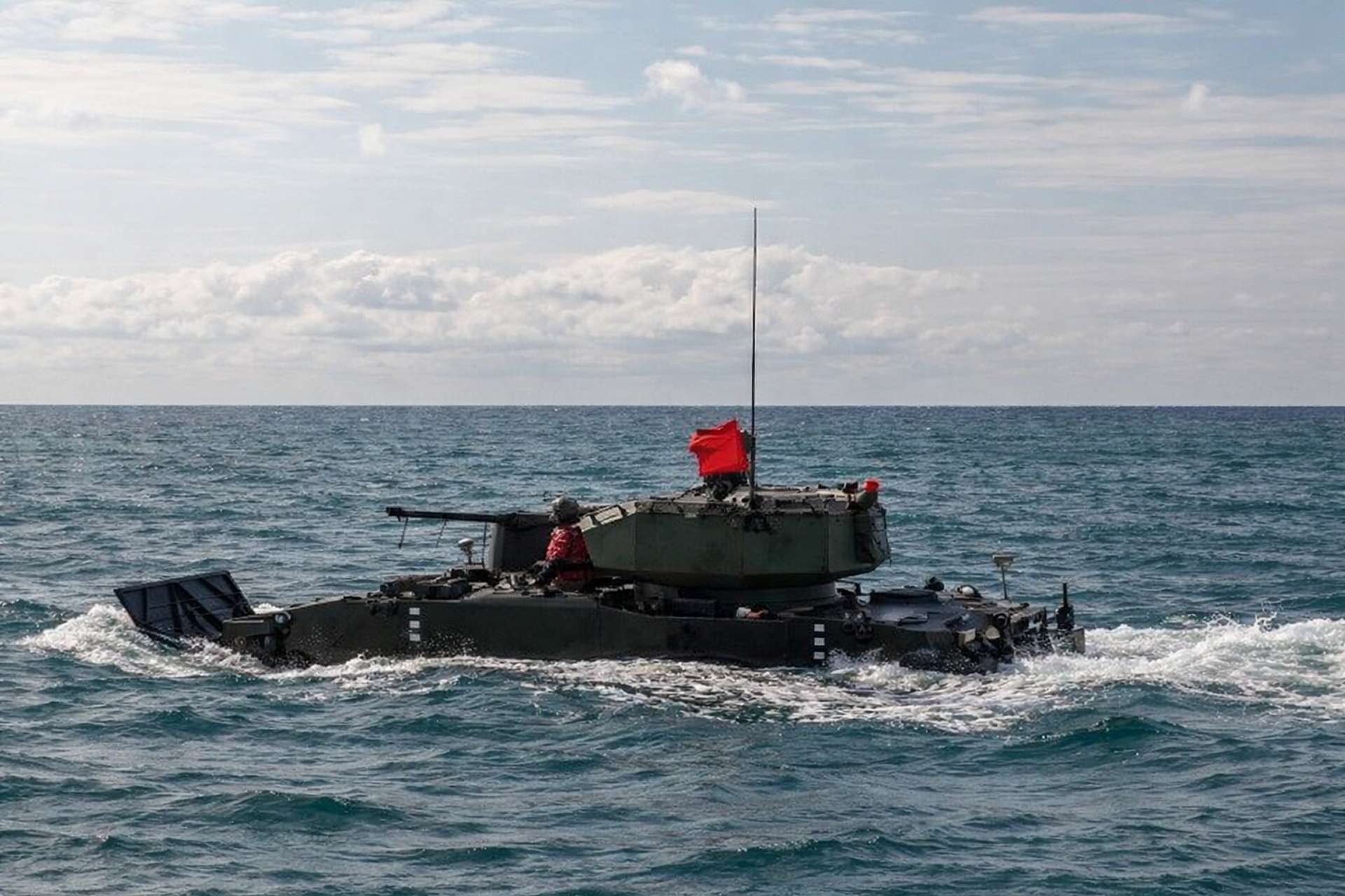 U.S. Marine Corps ARV-30mm Validates Sea-to-Shore Combat with 30mm Turret