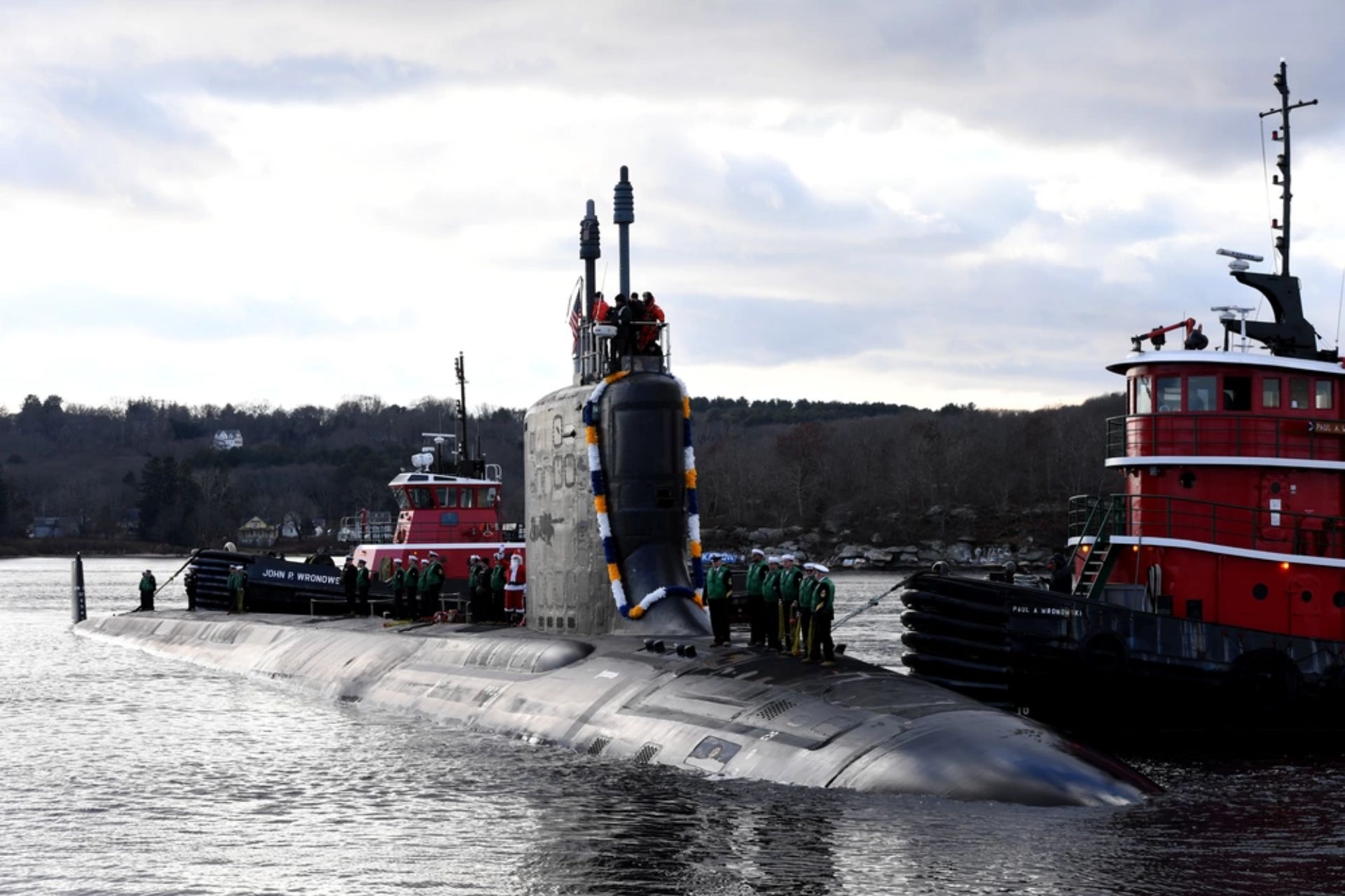 U.S. Navy Virginia-Class Submarine USS South Dakota Returns After 6-Month Deployment