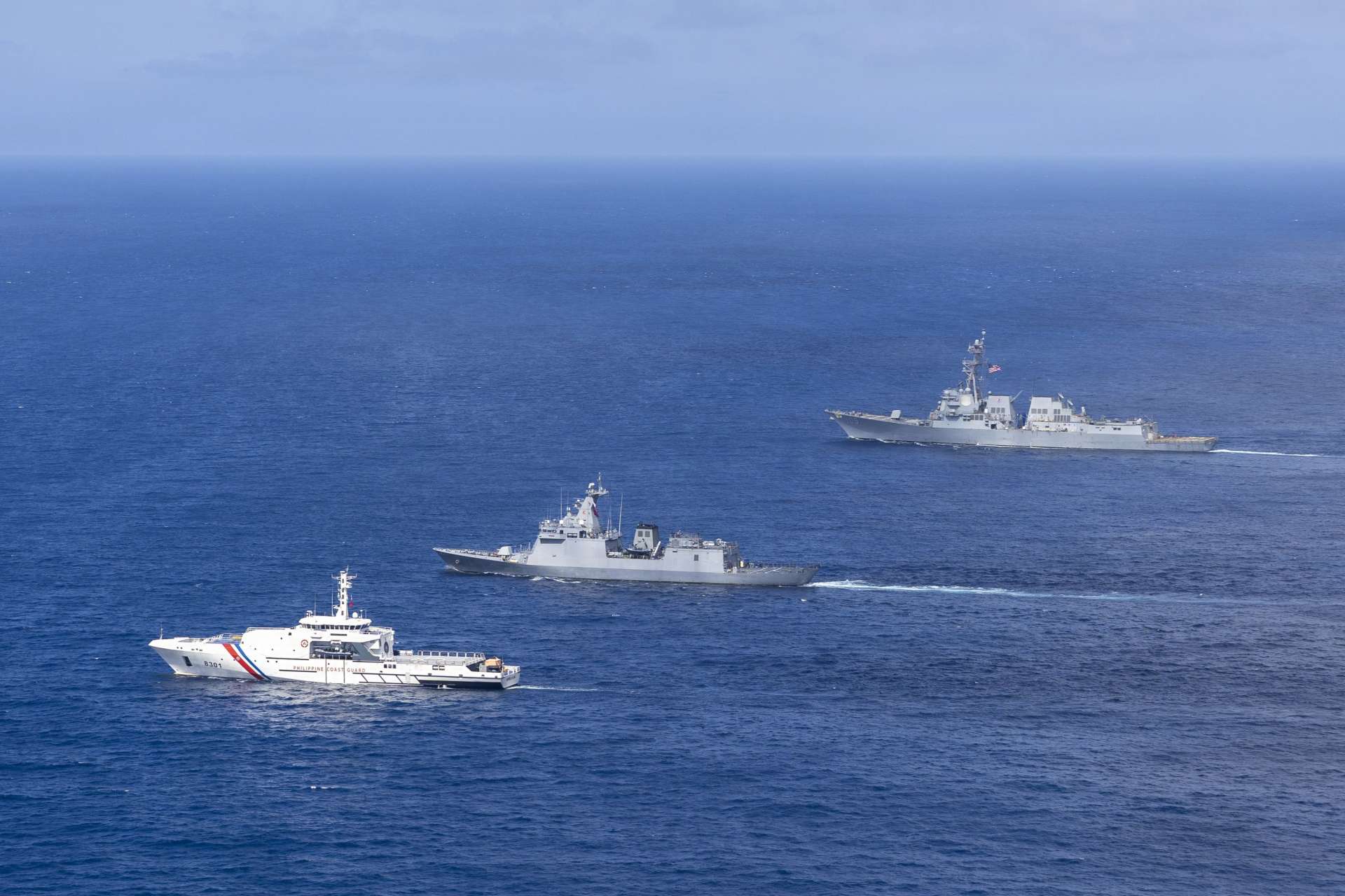 U.S. Navy's USS Dewey Destroyer Leads U.S.-Philippine Maritime Drills in Indo-Pacific