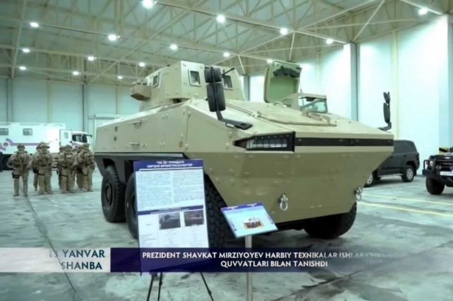 China’s VN22 6x6 armored vehicle appears at Uzbekistan's Military-Technical Institute