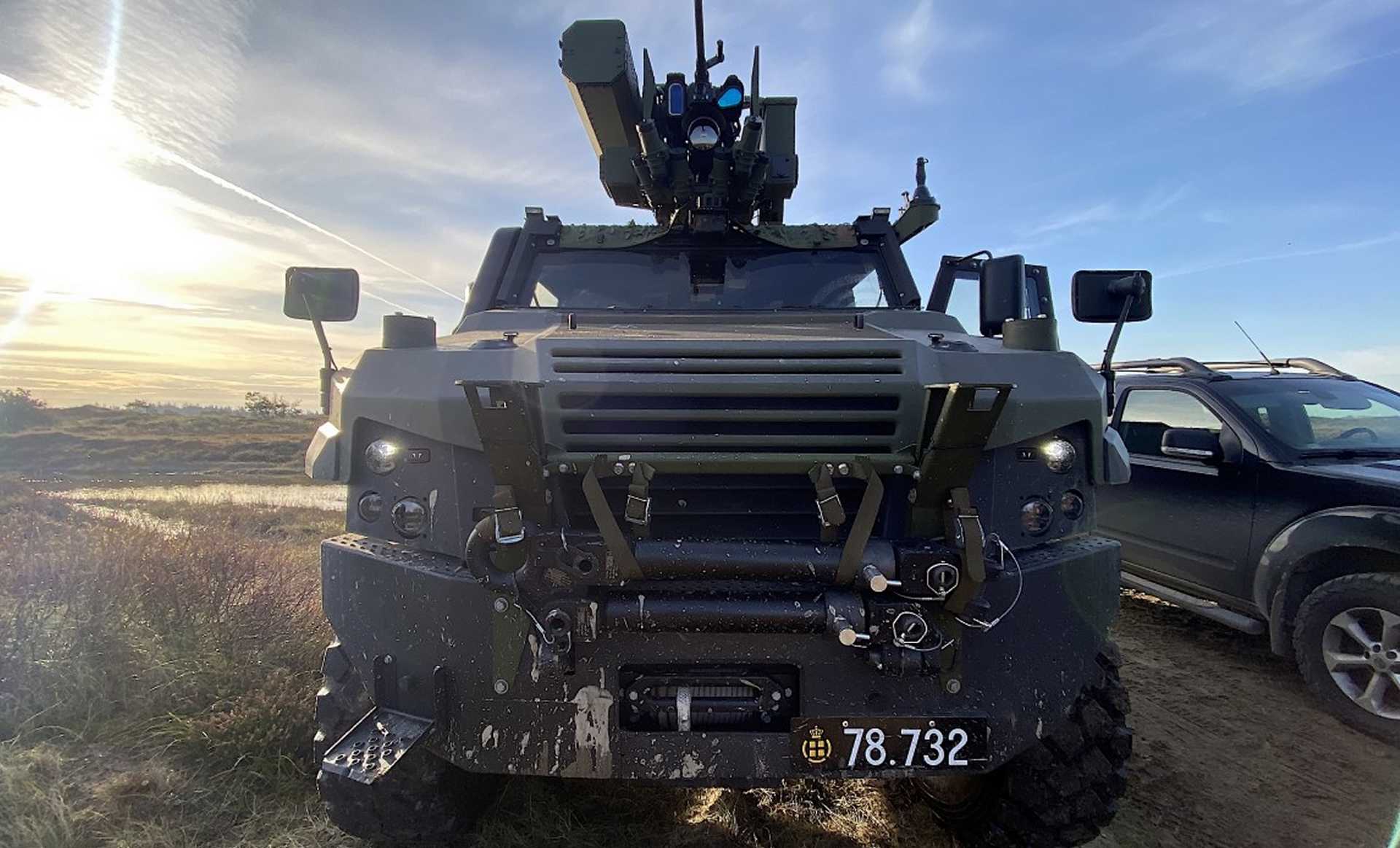 Denmark completes first Spike LR2 missile live firing from Eagle V armored vehicle