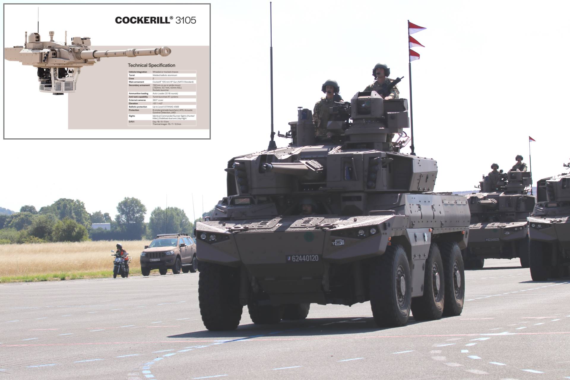 France and Belgium Study 105mm Gun Variant of French Jaguar 6x6 Combat Vehicle