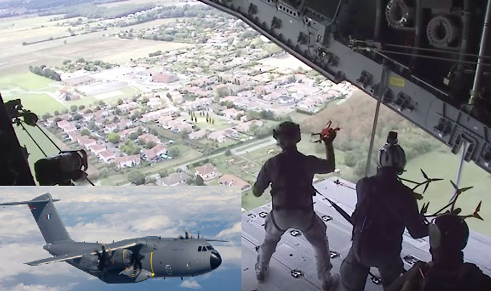 French Army Launches Drones from A400M Transport Aircraft in Large-Scale Release Trials