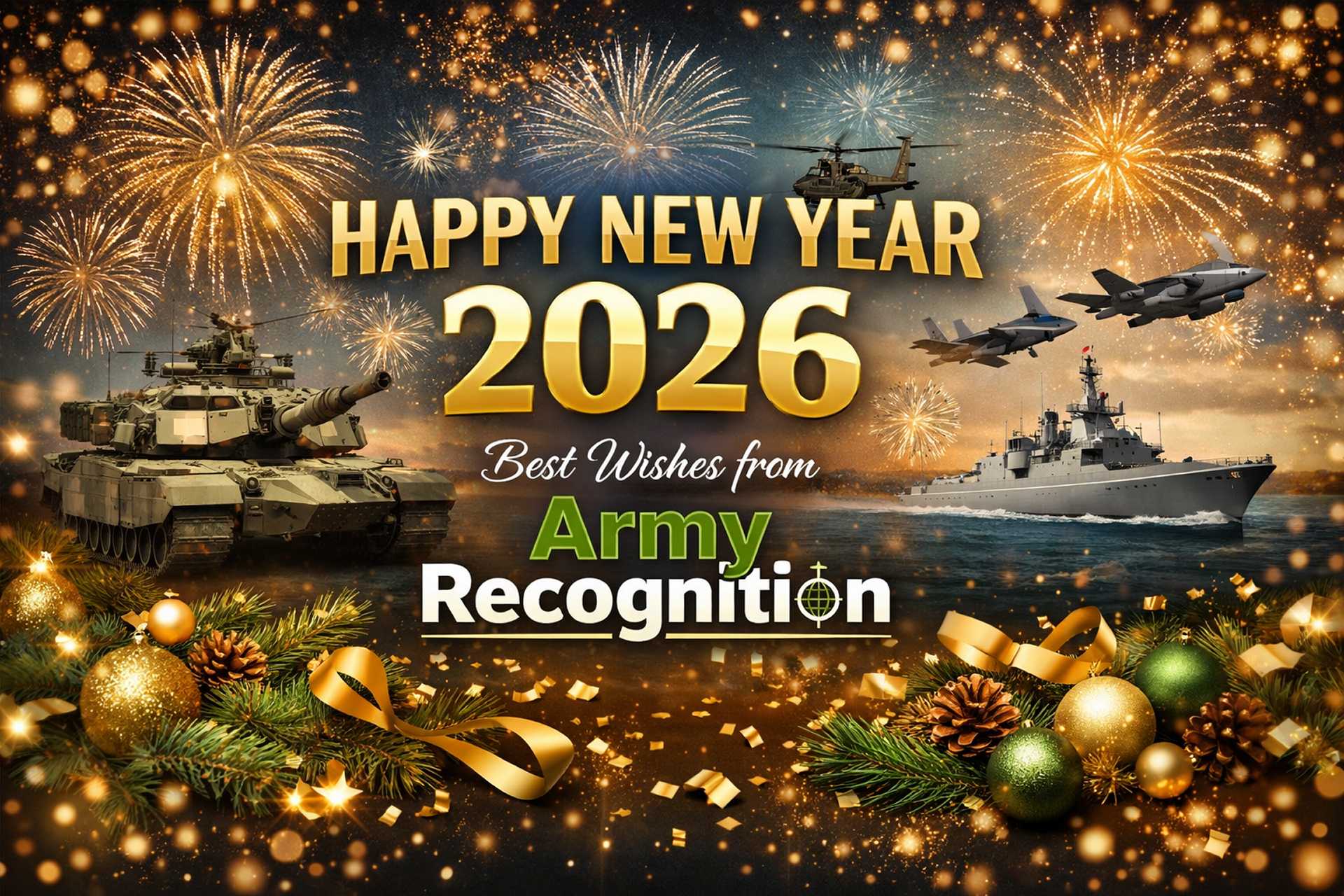 Army Recognition Group wishes all its readers, partners, and defense community members a Happy New Year 2026. May the year ahead bring strength, security, and continued collaboration across the global defense sector.