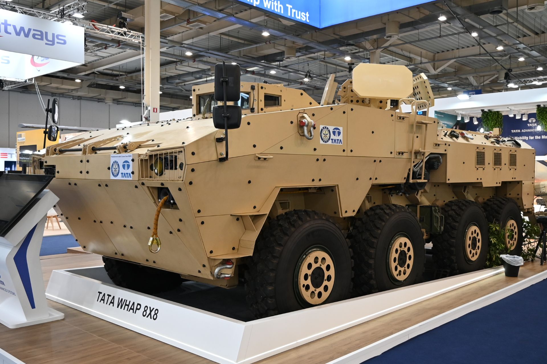 India Delivers First Batch of WhAP 8x8 Armored Vehicles to Morocco