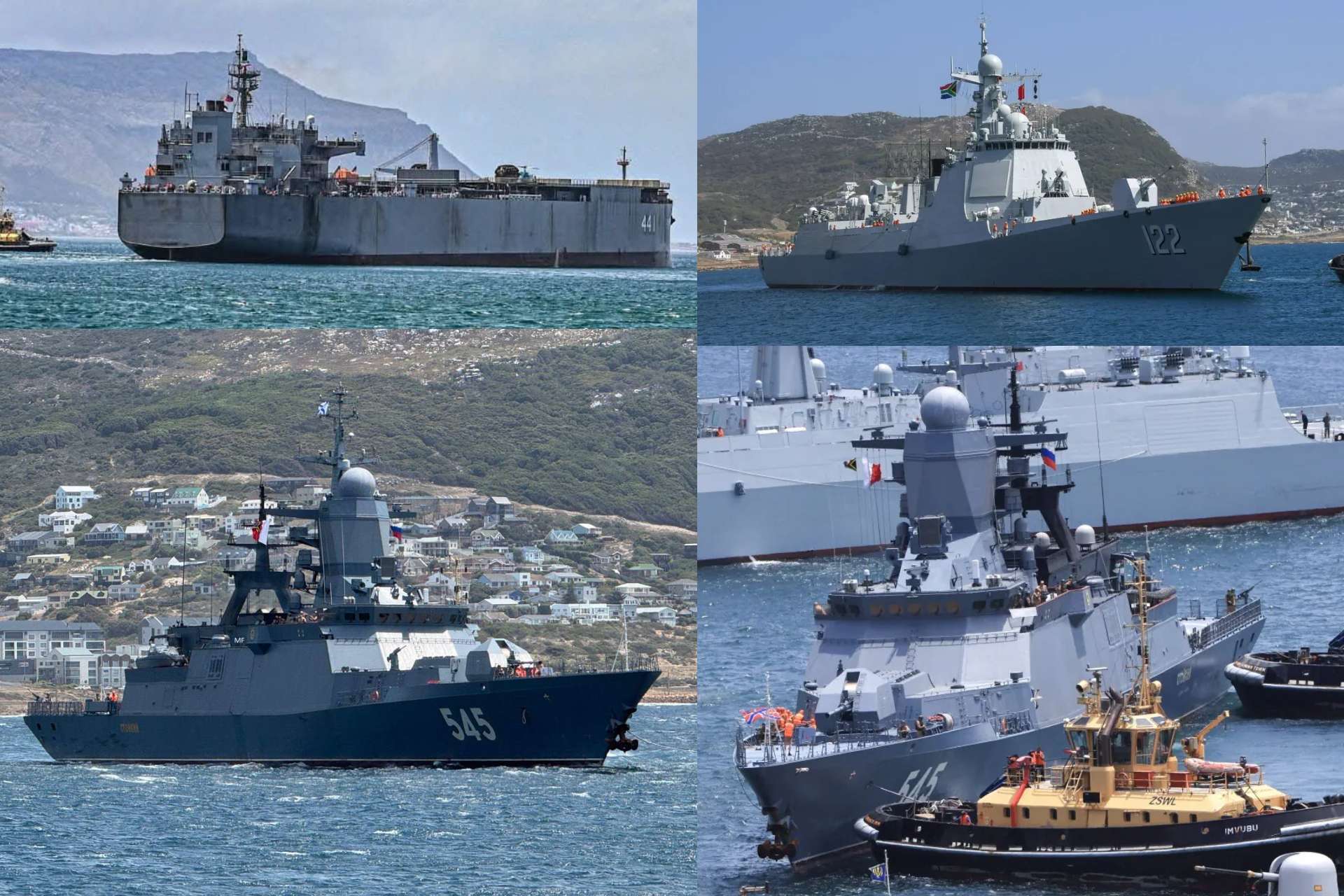 South Africa Hosts China-Led Naval Drill With Russia and Iran Near Cape Sea Lane