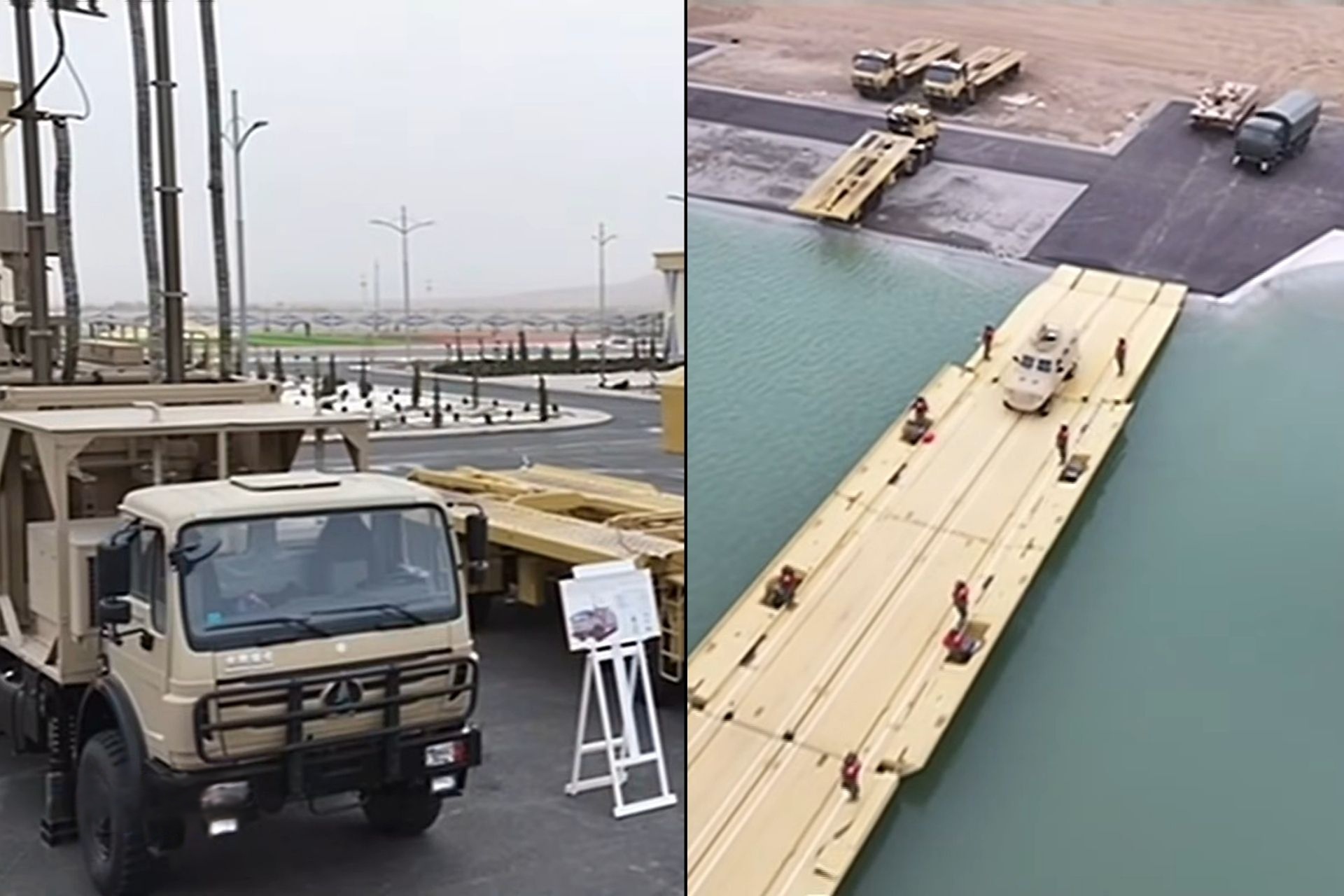 Turkmenistan Deploys Chinese Anti-Drone System and Mobile Pontoon Bridge
