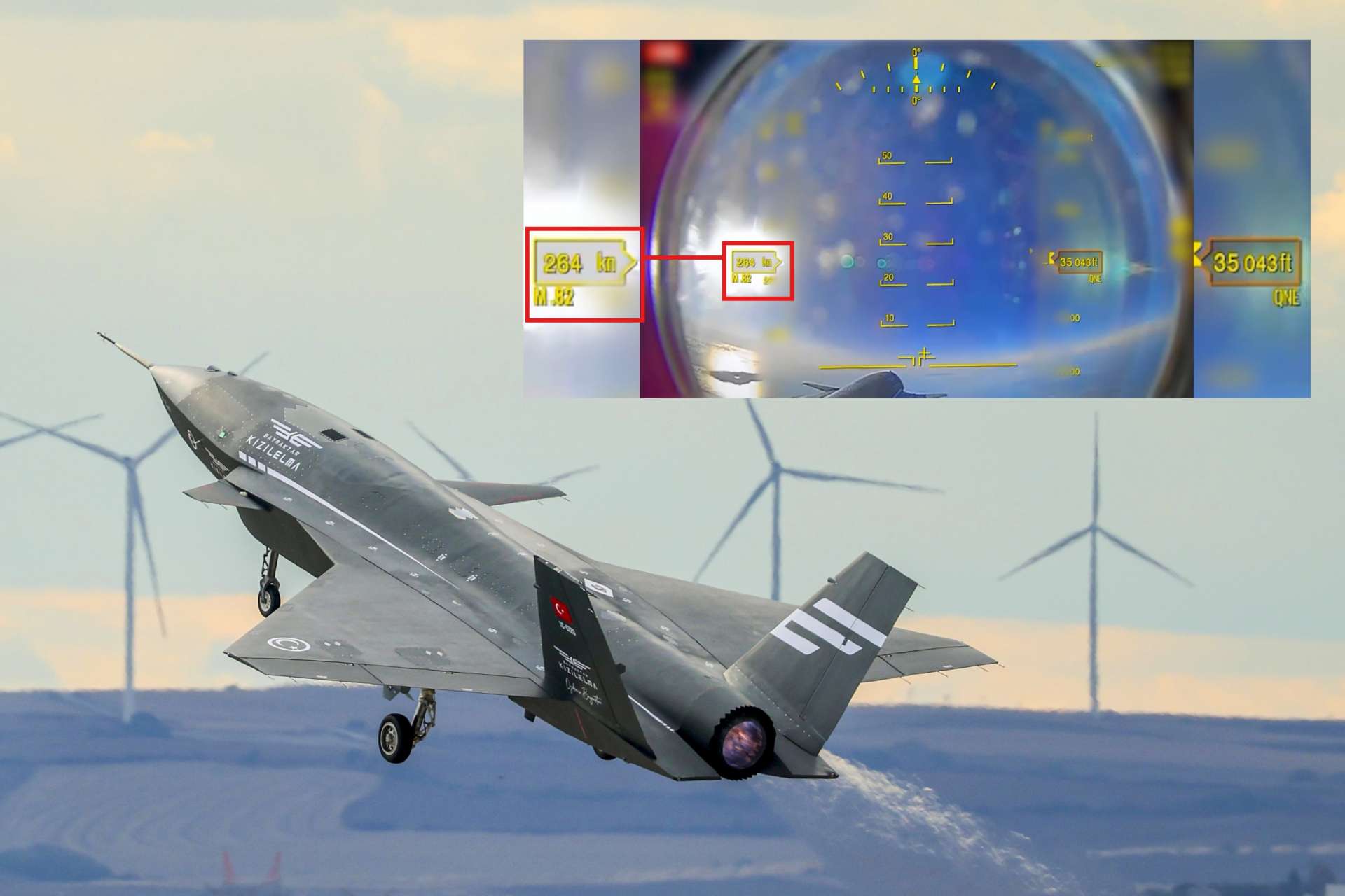 Türkiye’s Kizilelma Unmanned Fighter Jet Achieves Mach 0.8 Cruise Speed in High-Performance Test
