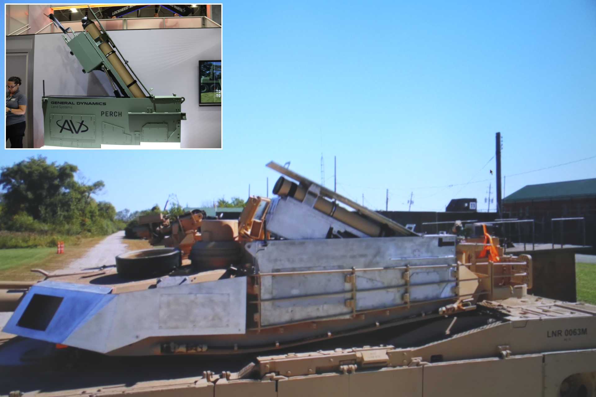 U.S. Army Enhances M1A2 Abrams SEPv3 Tank Firepower with PERCH Switchblade Loitering Munitions