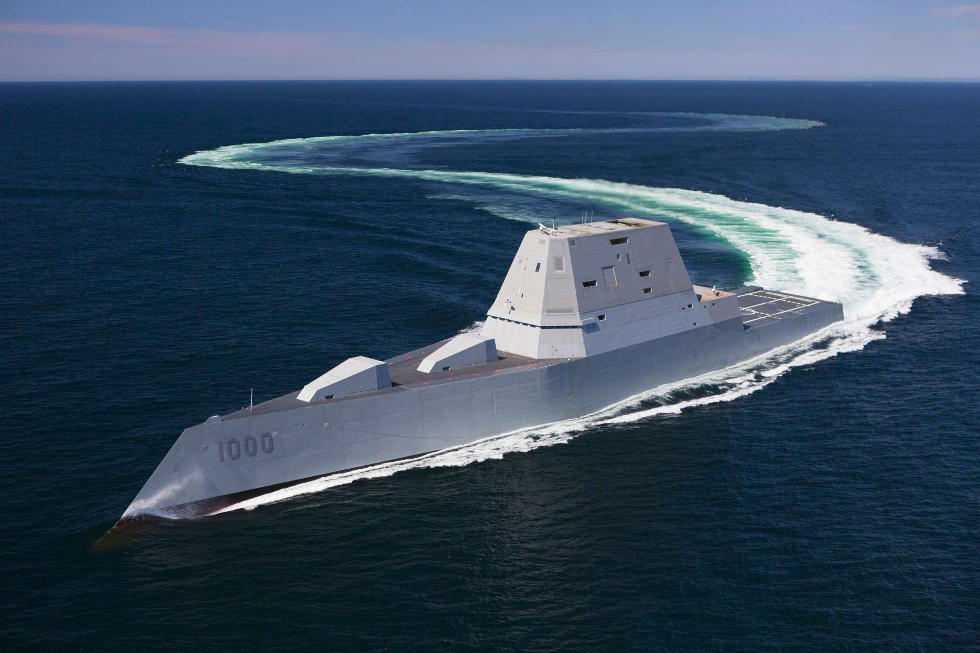 U.S. Navy’s First Stealth Hypersonic Strike Destroyer USS Zumwalt Completes Builder’s Sea Trials