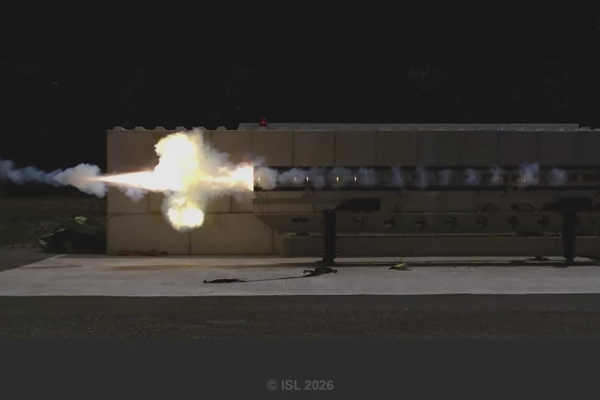Modern railgun experiments generally seek muzzle velocities between 2,000 and 3,500 m/s, equivalent to Mach 6 to Mach 10, with launch energies ranging from less than 1 MJ for small experimental systems to more than 30 MJ for large naval demonstrators. (Picture source: ISL)