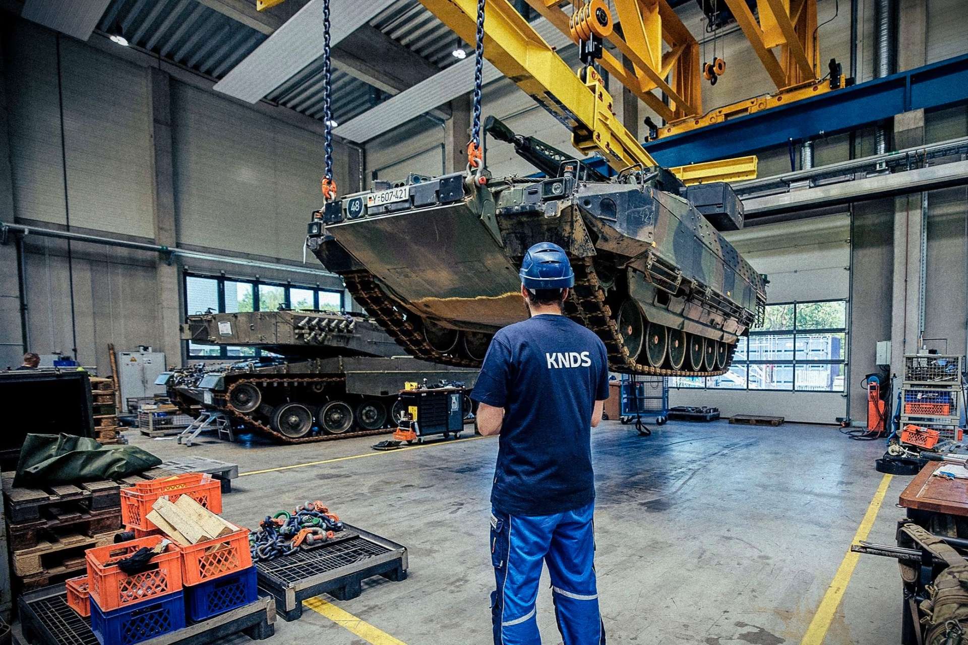 KNDS has converted the former Görlitz rail factory into a key armored vehicle manufacturing hub supporting Leopard 2, Boxer, Puma, and GTF 3 production (Picture Source: KNDS)