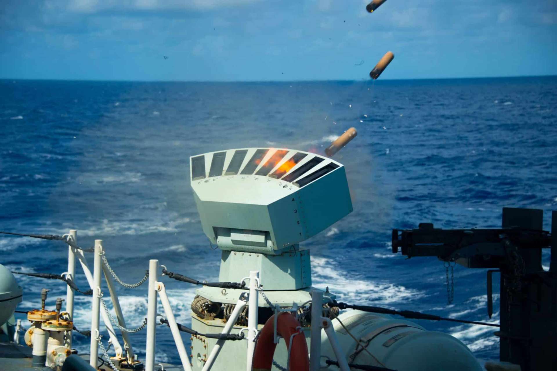 Kuwait will equip its eight Al Dorra-class missile boats with Rheinmetall MASS launchers and OmniTrap multispectral decoys to counter radar-, infrared- and laser-guided anti-ship missiles (Picture source: U.S. DoW).