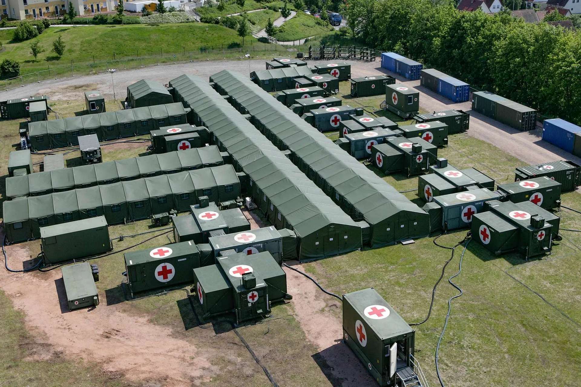 Rheinmetall will supply seven mobile field hospitals to Morocco under a June 2026 contract, adding deployable surgical, intensive care, imaging, and laboratory capacity for military medical support and national emergency response (Picture source: Rheinmetall).