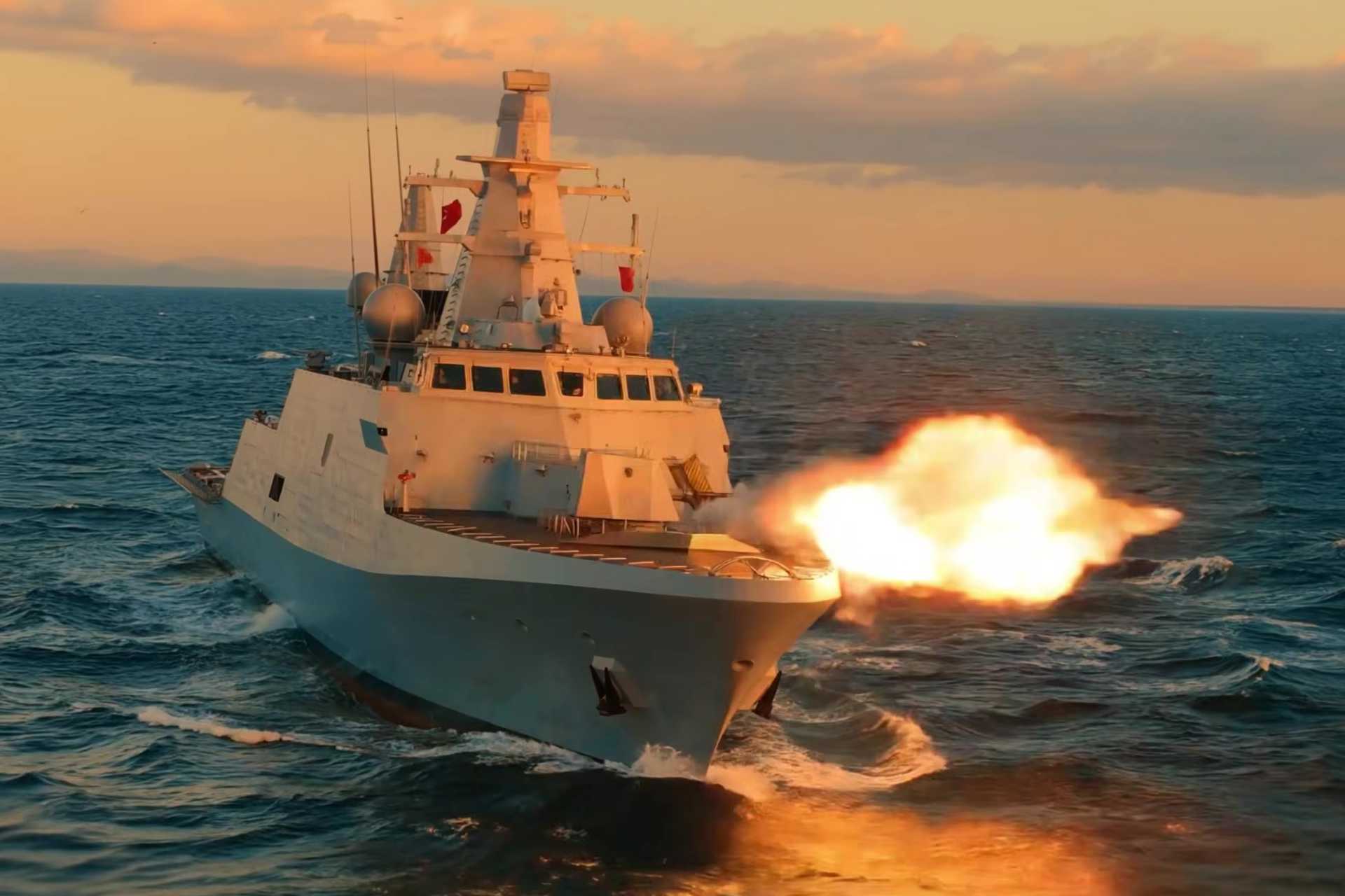 Romania becomes the first NATO country to operate Türkiye's Advent combat management system, following the commissioning of the new Hisar-class corvette Contraamiral Roman. (Picture source: Havelsan)