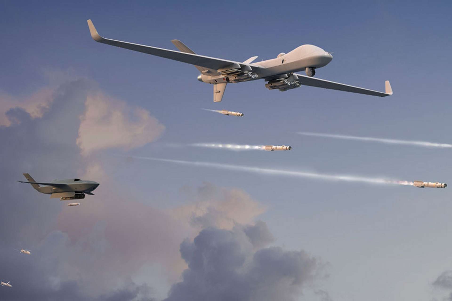 GA-ASI and MBDA will integrate the SPEAR stand-off missile with the MQ-9B and Gambit 6, combining U.S. unmanned aircraft with a European weapon designed for networked strikes against mobile, defended and time-sensitive targets (Picture source: General Atomics).