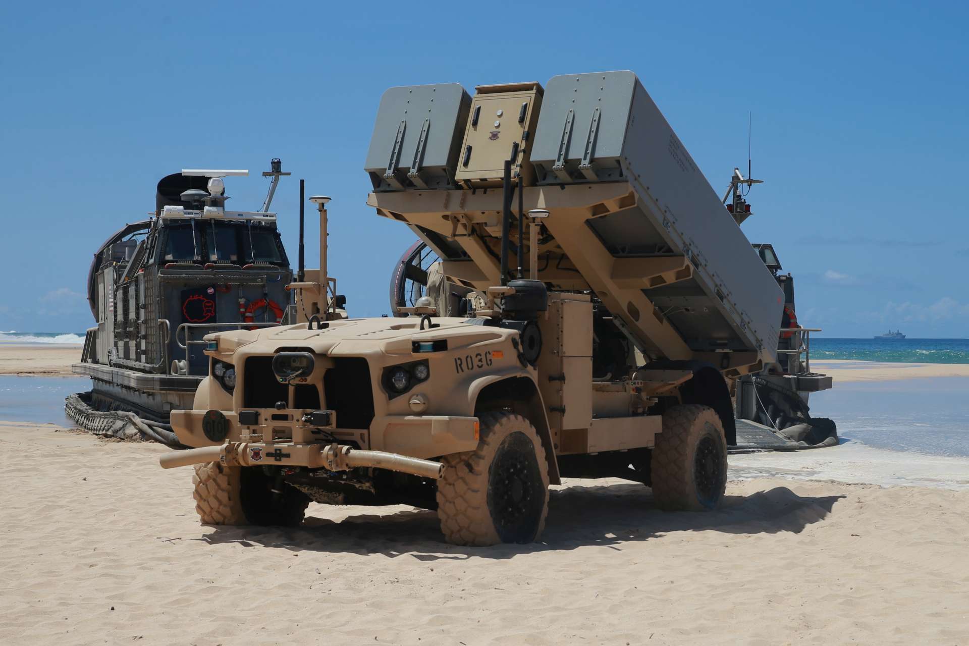 The U.S. Marine Corps is expanding its Naval Strike Missile launcher force under a $50.3 million Kongsberg contract to strengthen mobile sea-denial operations across the First Island Chain (Picture Source: U.S. Marine Corps)