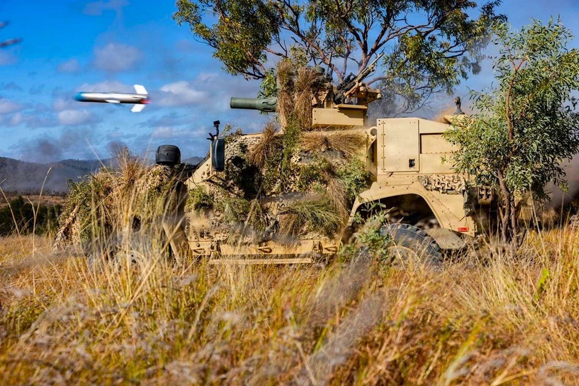 U.S. Marines showcased a concealed JLTV-mounted BGM-71 TOW missile capability in Australia, underscoring mobile anti-armor tactics and allied readiness in the Indo-Pacific (Picture Source: U.S. Marines)