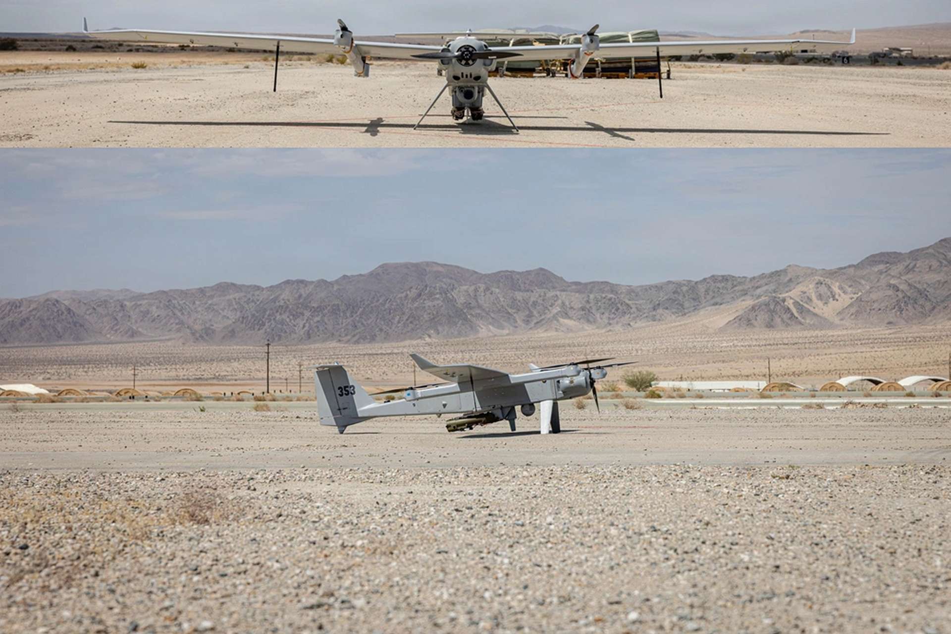 AeroVironment’s JUMP 20-X launches a Switchblade 300 Block 20 during U.S. Marine Corps trials at Twentynine Palms, demonstrating a regimental reconnaissance-and-strike capability at a range of 25 kilometers (Picture source: U.S. DoW).