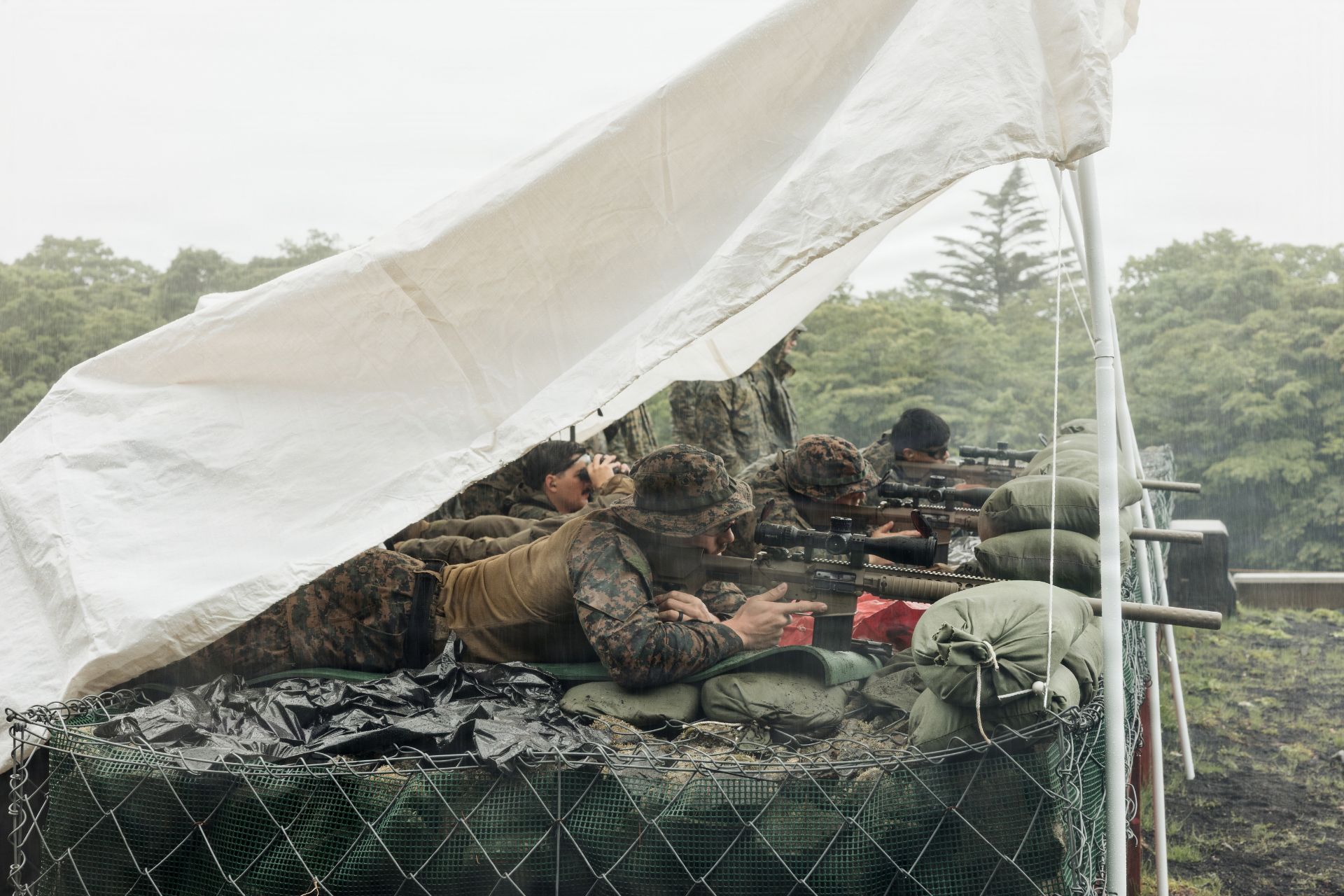 U.S. Marines Use M110 Sniper Rifles to Neutralize Explosive Threats in Japan