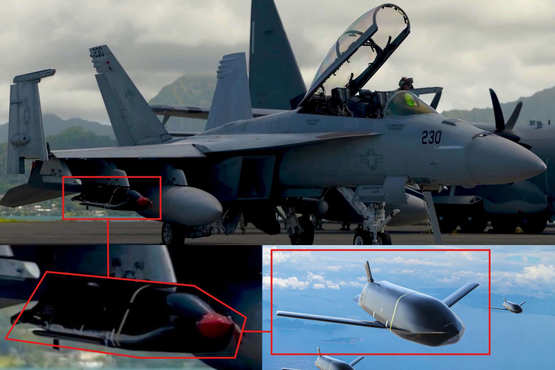 A VX-9 F/A-18F Super Hornet carrying an AGM-158C LRASM during RIMPAC 2026 highlights the U.S. Navy’s push for long-range, coalition-enabled maritime strike in the Indo-Pacific (Picture Source: Lockheed Martin / U.S. Navy/ Edited by Army Recognition Group)