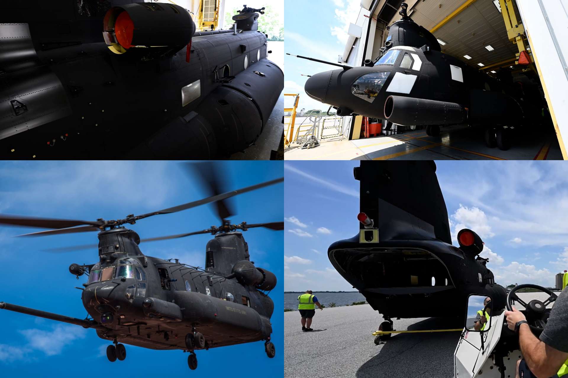 Boeing UK has revealed the first images of Britain’s initial H-47 Extended Range Chinook, marking the RAF’s move toward longer-range, air-refuellable heavy-lift operations (Picture Source: U.S. Air Fore / Boeing)