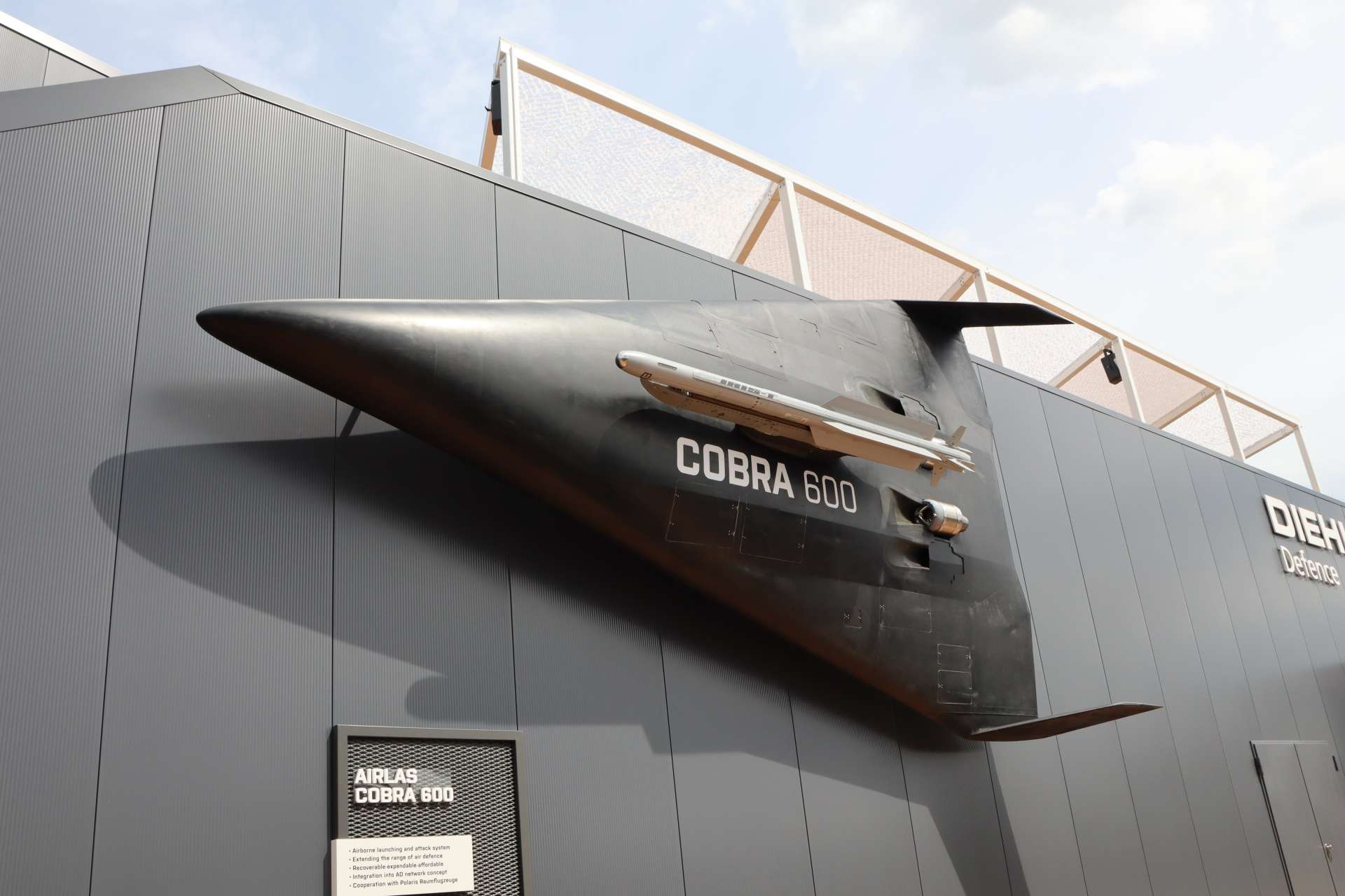 Germany Reveals Cobra 600 UAV to Launch IRIS-T Missiles Beyond Ground Air Defense Range