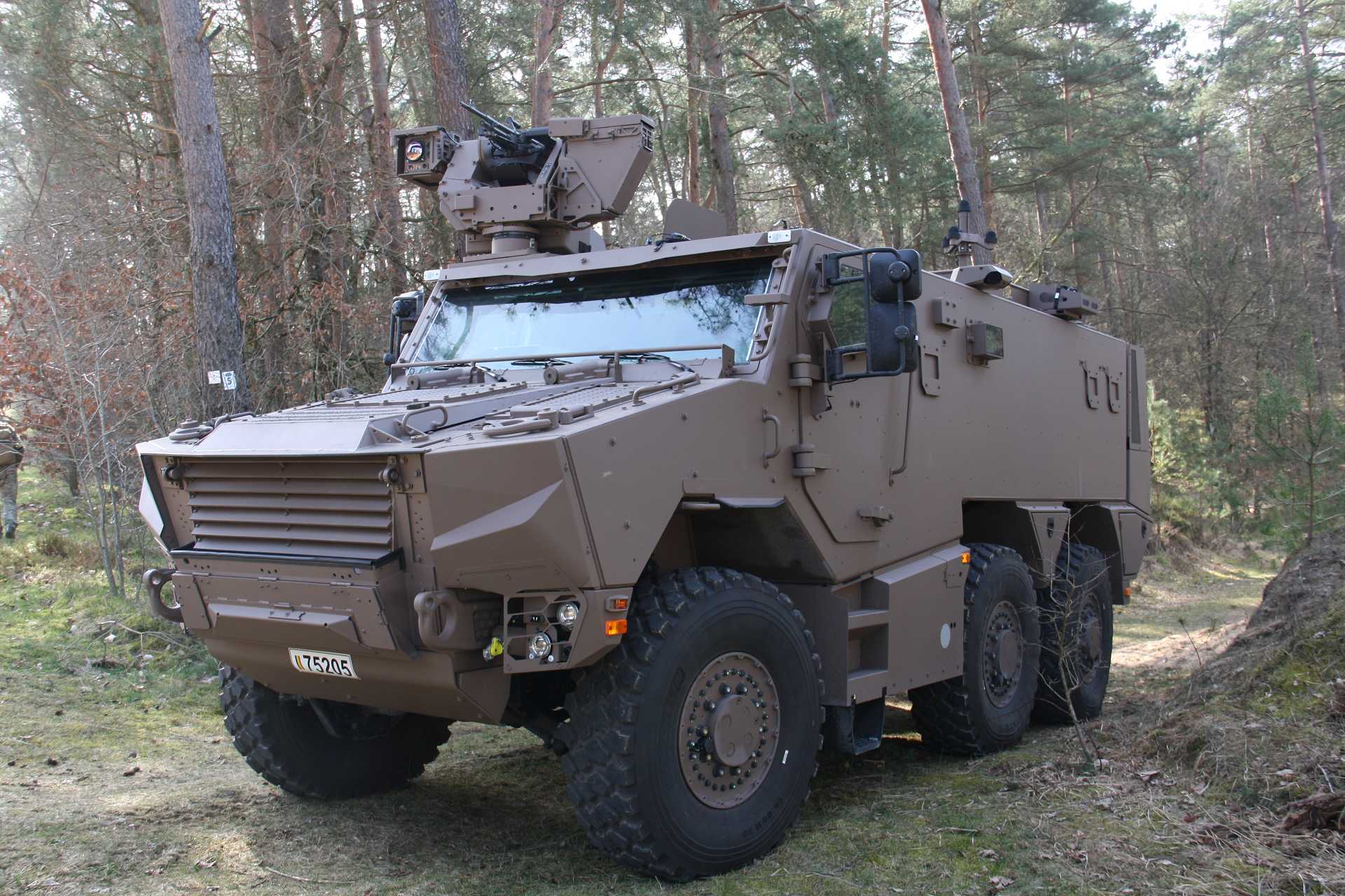 Belgian Army Unveils First Griffon 6x6 Armored Vehicle for Force Modernization and Digital Warfare
