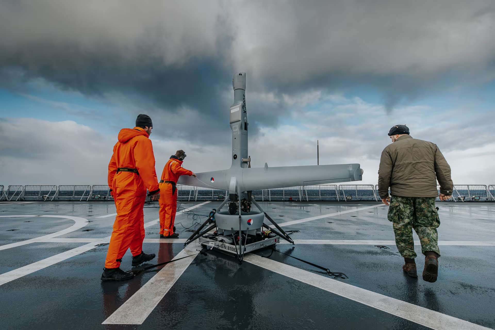Dutch Navy Deploys V-BAT Shipborne Drone for First Time in NATO Maritime Surveillance