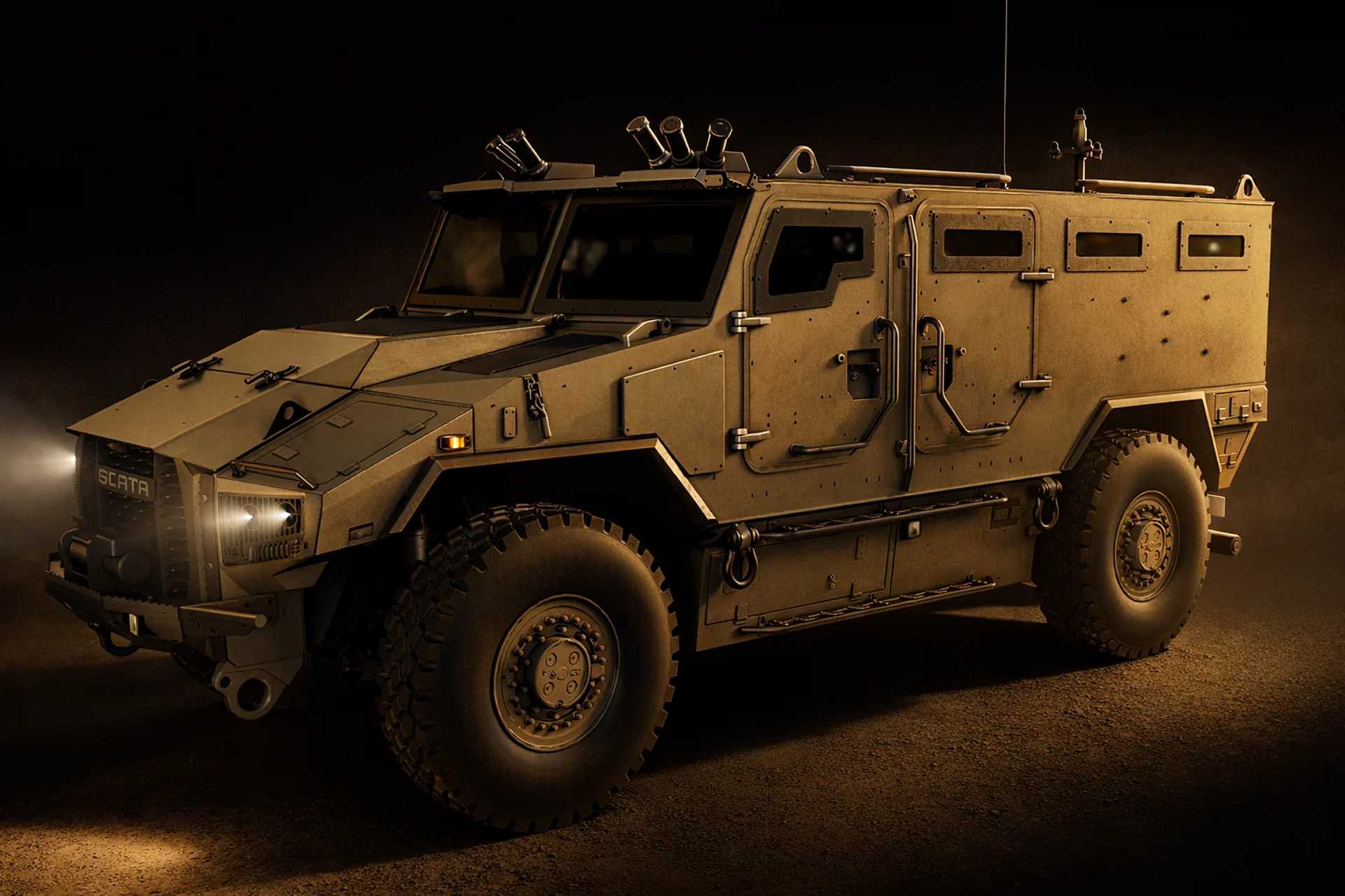 Finland unveils SCATA Mk1 4x4 armoured vehicle to fill a gap between light and heavy APCs