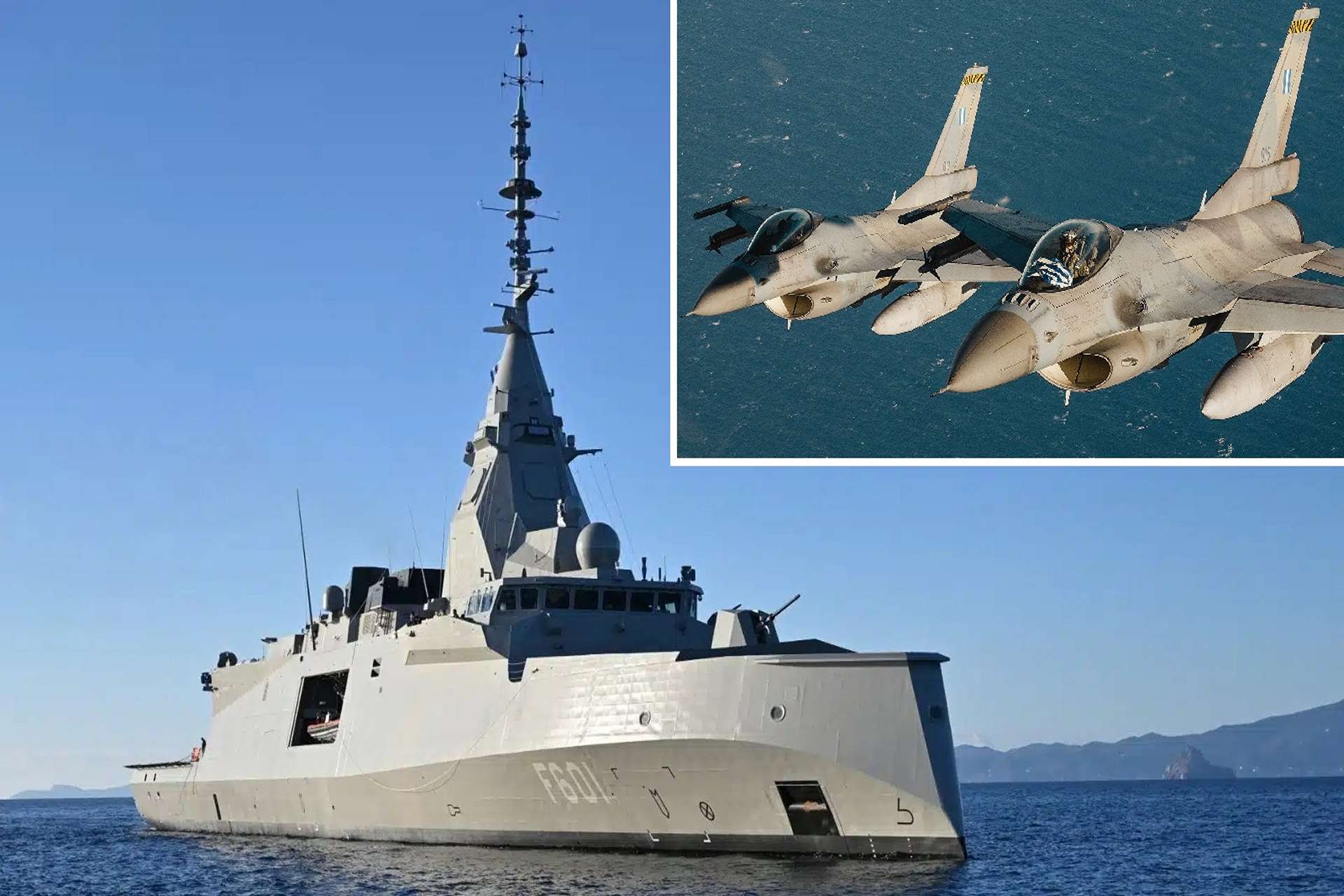 Greece Deploys FDI Frigates and F-16 Fighters to Defend Cyprus from Iranian Drones and Missiles