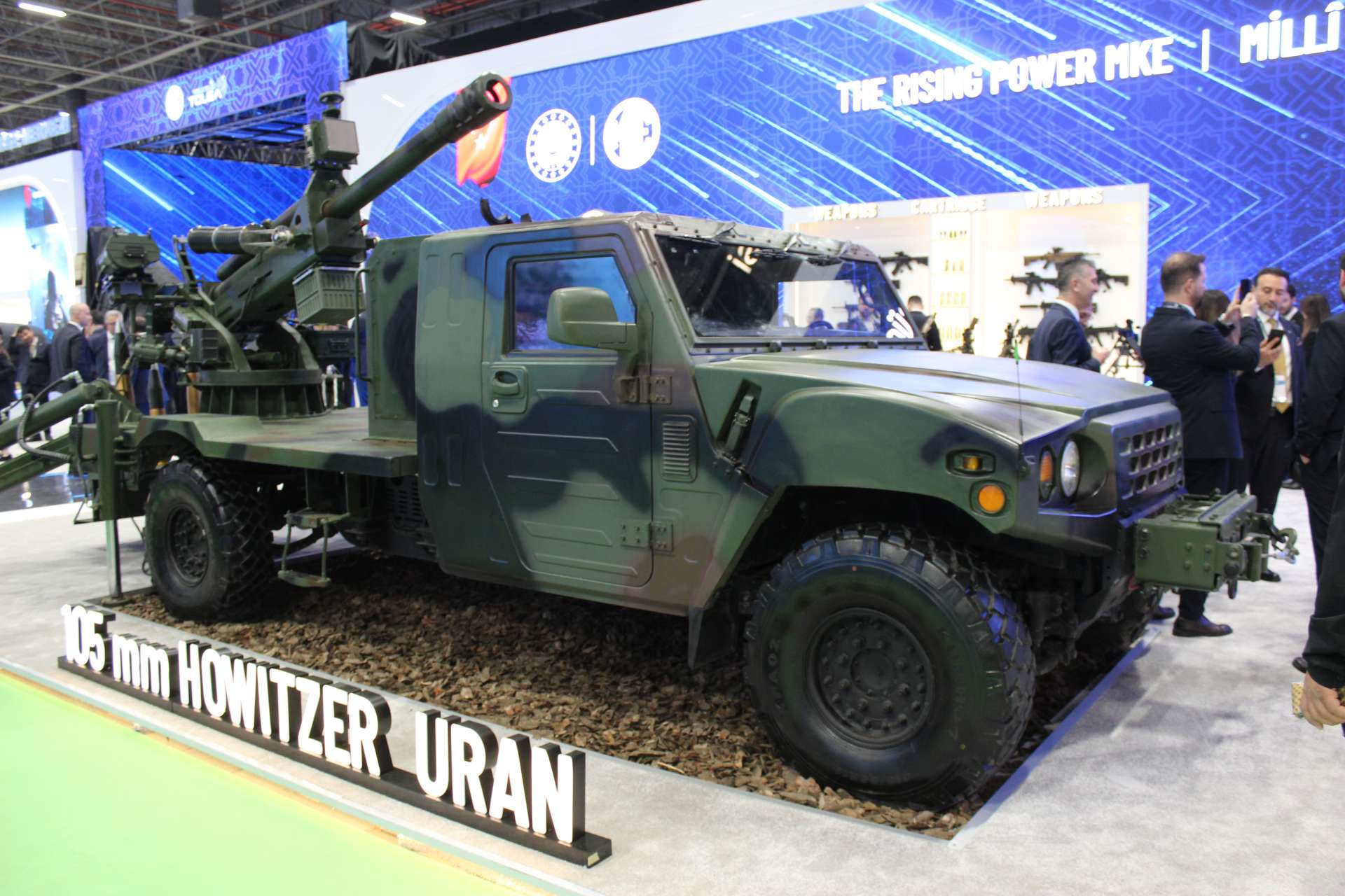 MKE has unveiled the URAN 105 mm vehicle-mounted howitzer, integrating BORAN firepower onto a high-mobility KLTV 4x4 to deliver rapid, shoot-and-scoot artillery support for modern dispersed operations (Picture Source: Army Recognition)