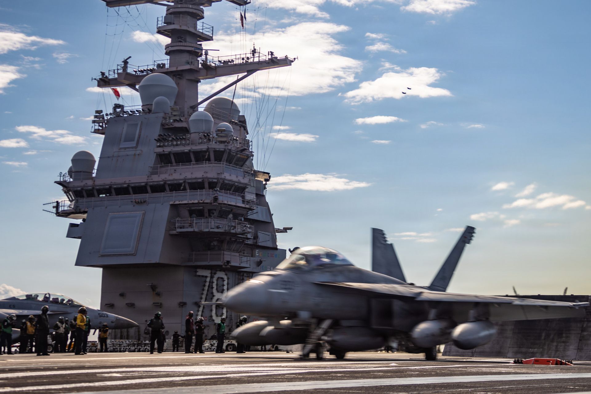 U.S. Aircraft Carrier USS Gerald R. Ford Entered into Active Combat Operations Against Iran