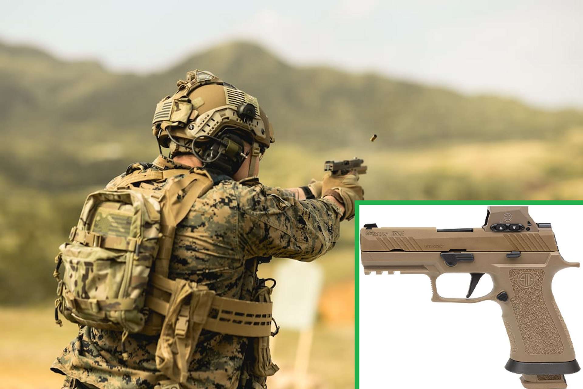 U.S. Marine Corps Authorizes Red Dot Optics on M17/M18 Pistols for Combat Qualification